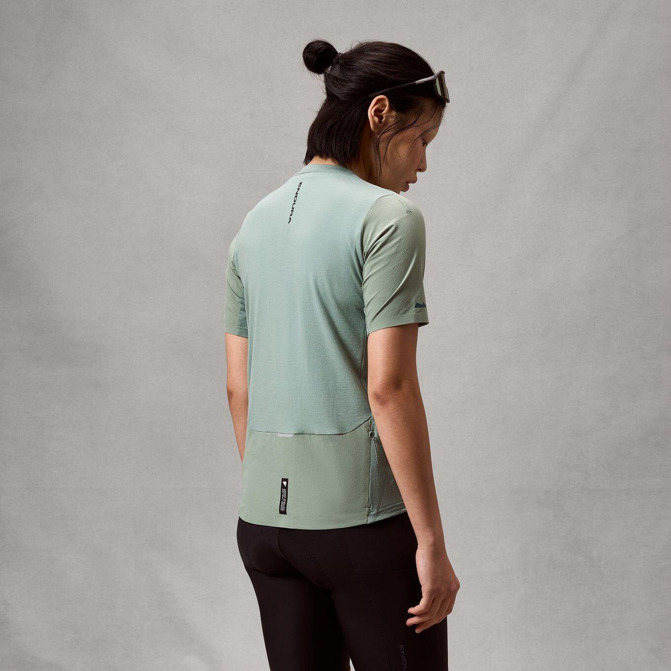 T-Shirt Technique Endura Alltrack Ride Vert Femme 3/7