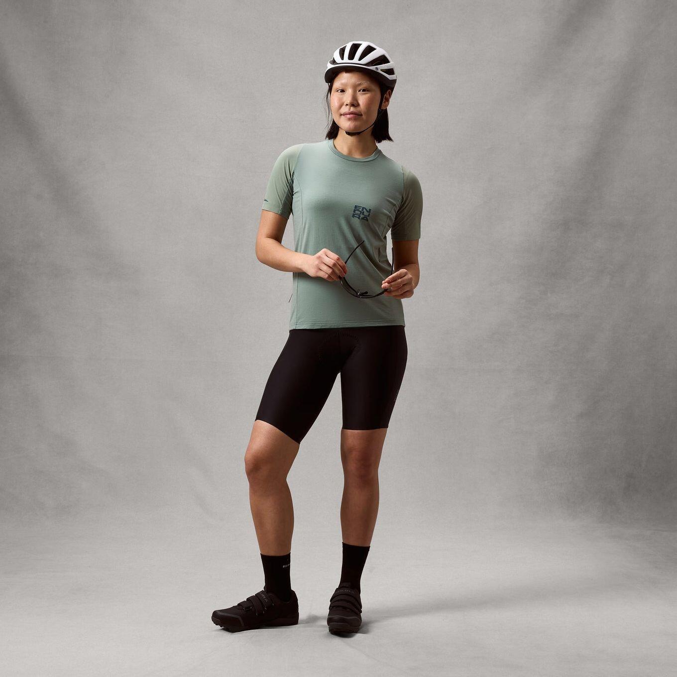 T-Shirt Technique Endura Alltrack Ride Vert Femme 2/7