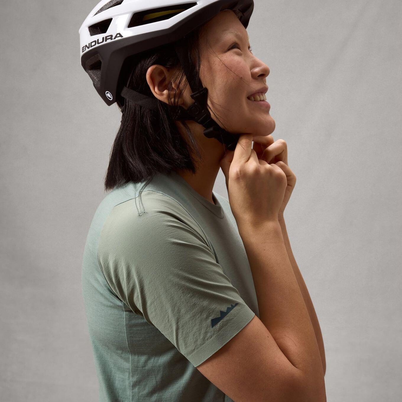 T-Shirt Technique Endura Alltrack Ride Vert Femme 5/7