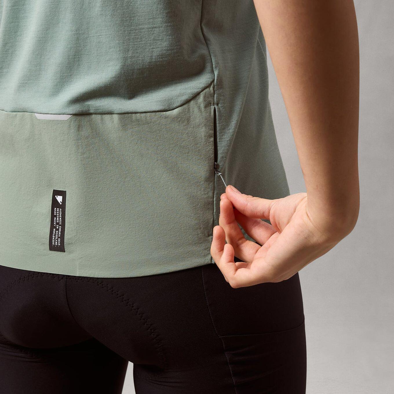 T-Shirt Technique Endura Alltrack Ride Vert Femme 6/7