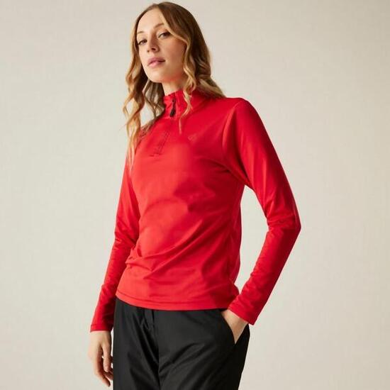 Sous maillot stretch 1/2 zip femme Dare 2B Lowline II