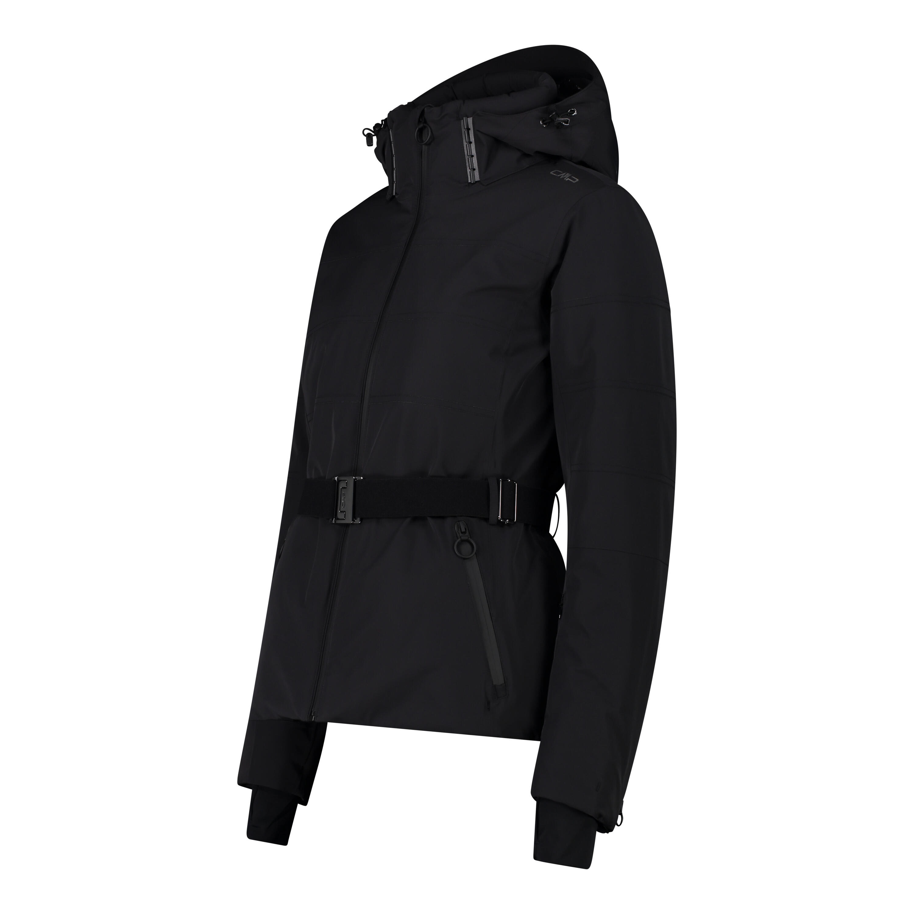 Chaqueta de esquí con capucha tecnología mujer CMP 3/4