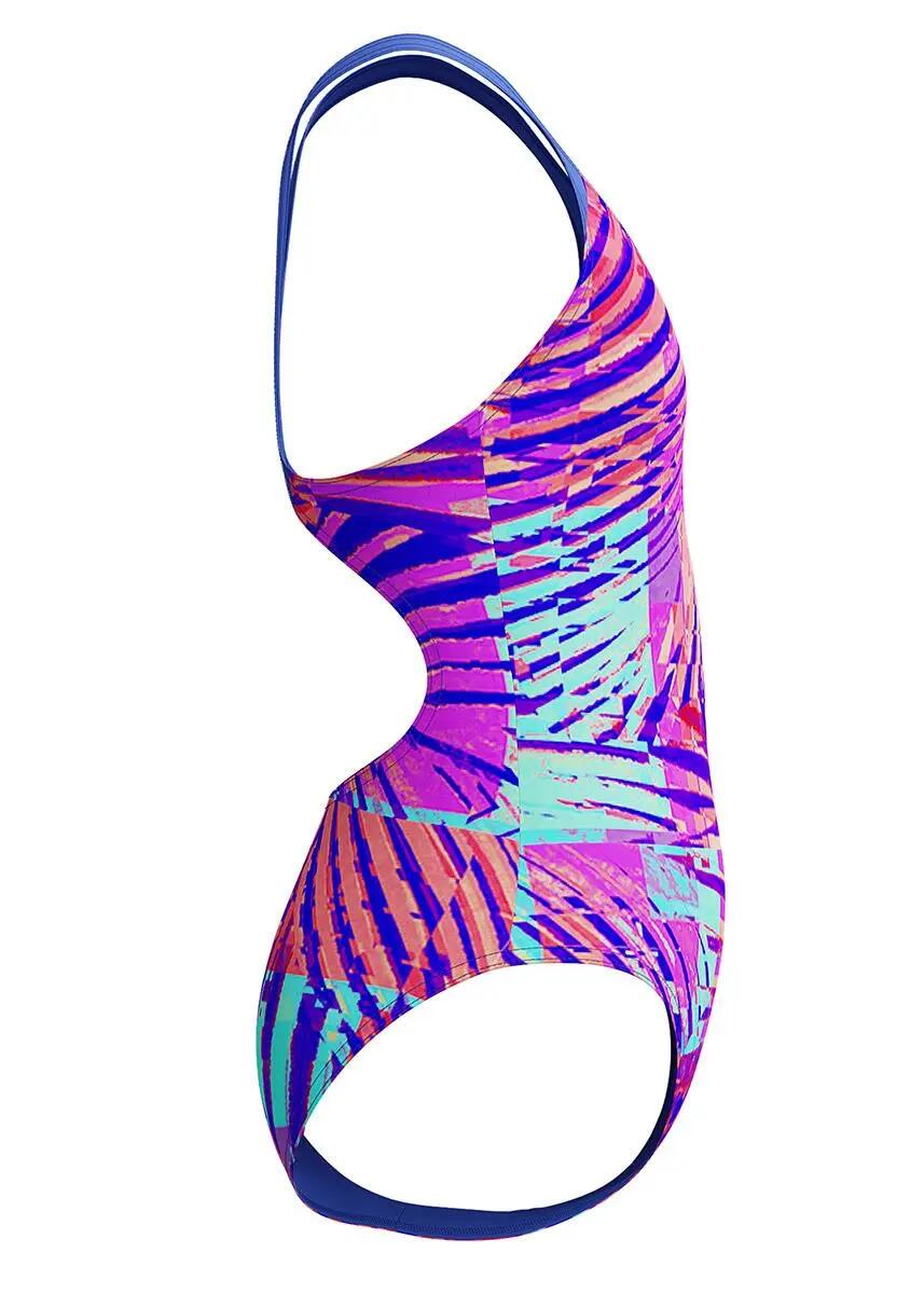 Maillot Speedo Girls Digital Allover Splashback imprimé palmiers 13-14 ans 5/5