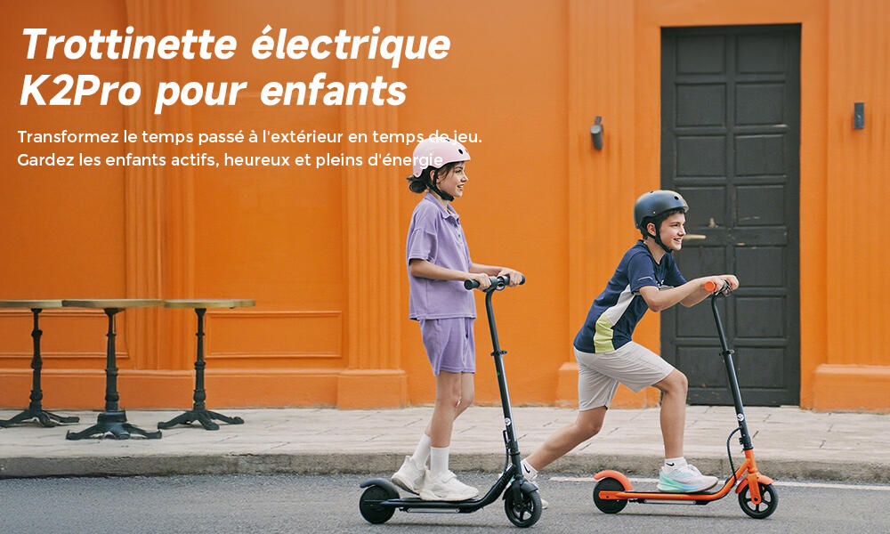 Trottinette électrique iScooter K2Pro pour enfants, lumières colorées 7/7