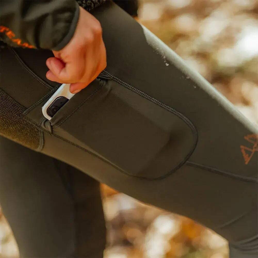 Legging de chasse femme Swedteam® Meadow kaki Antibite™ 4/5