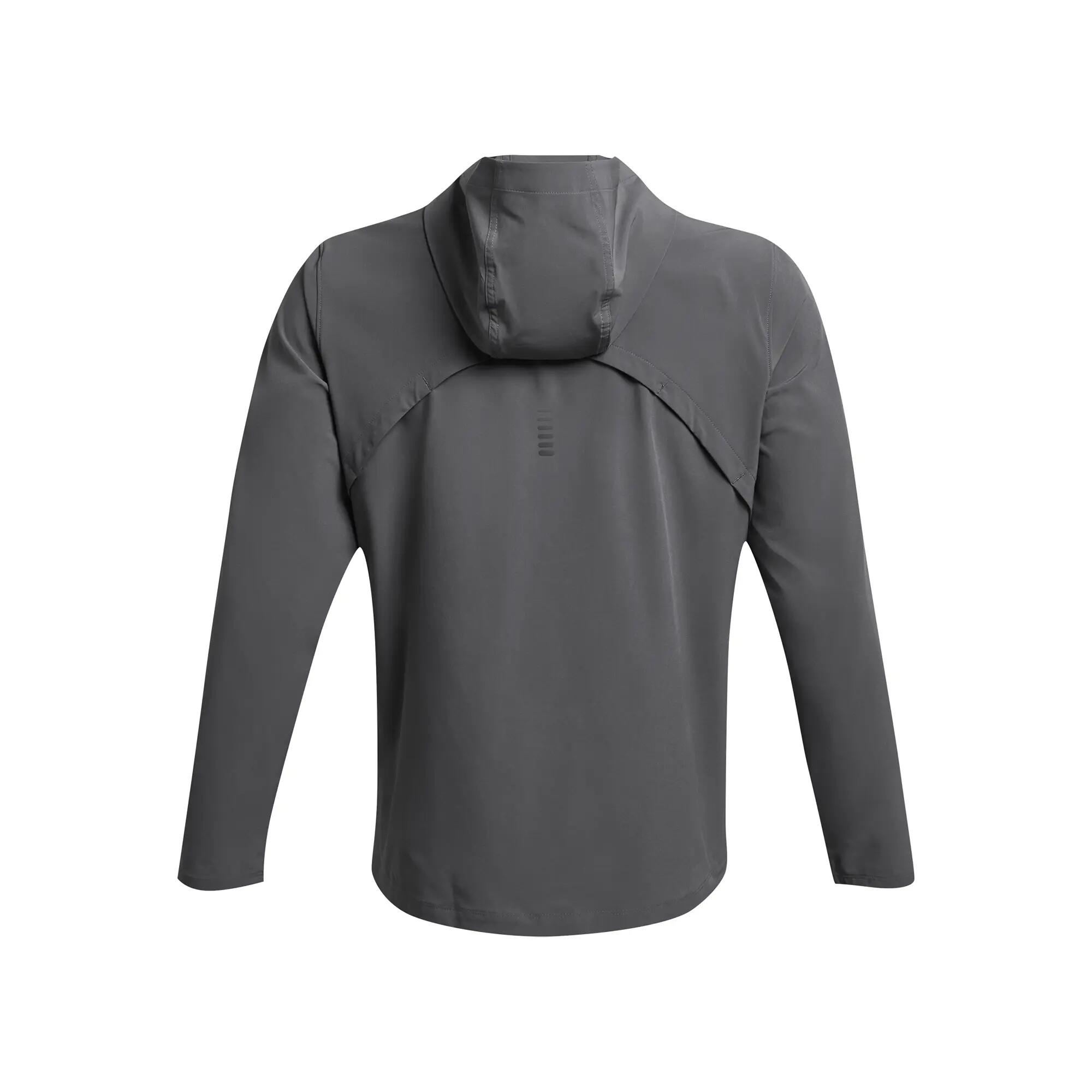 Sweat Zippé Homme Gris Under Armour Outrun 2/5