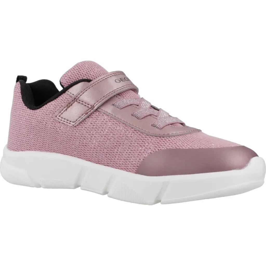 Baskets Geox Modèle J Aril Girl Couleur Rose 5/5