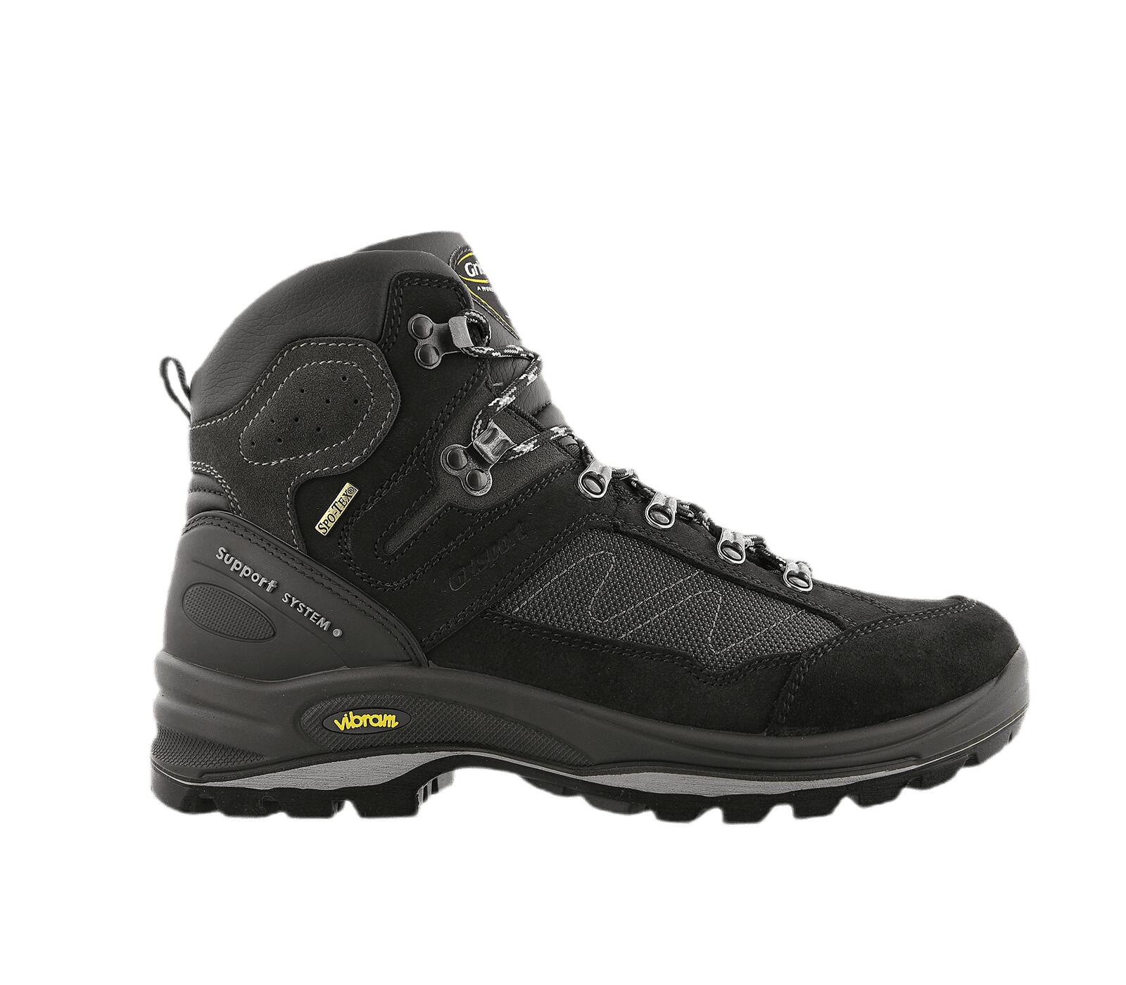 Chaussures de randonnée intermédiaires imperméables pour hommes Noir 1/4