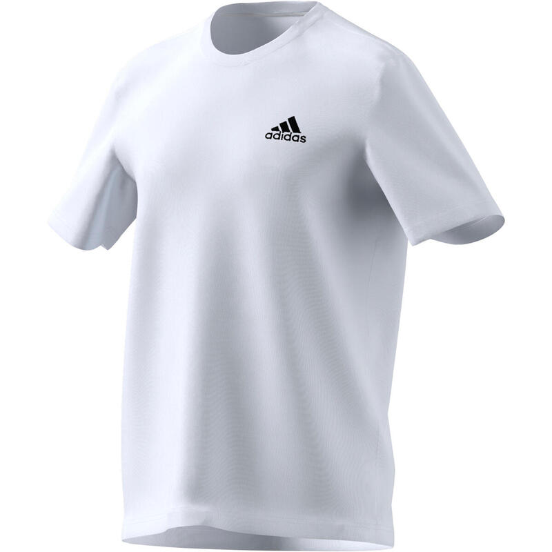 Tricou barbati adidas Essentials Embr, Alb