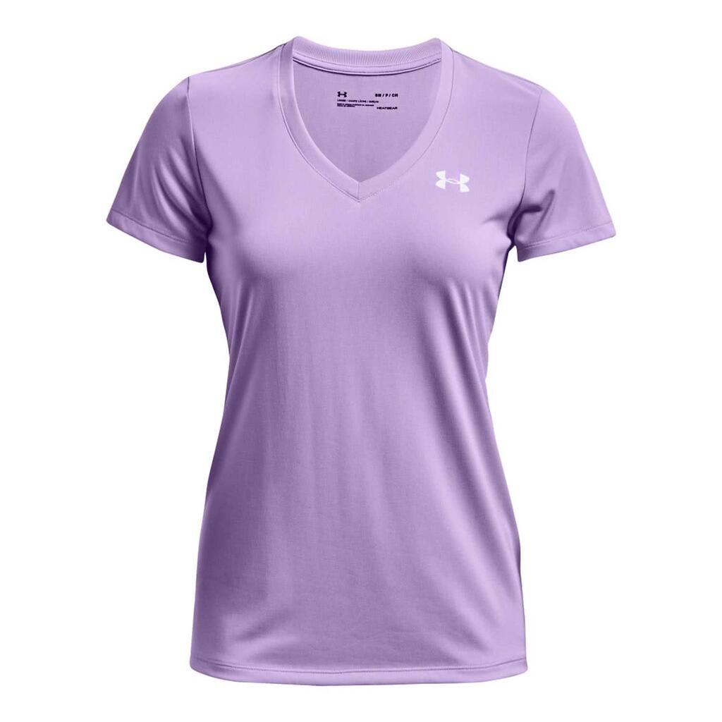 Women’s Short Sleeve T-Shirt Under Armour Tech SSV Grey