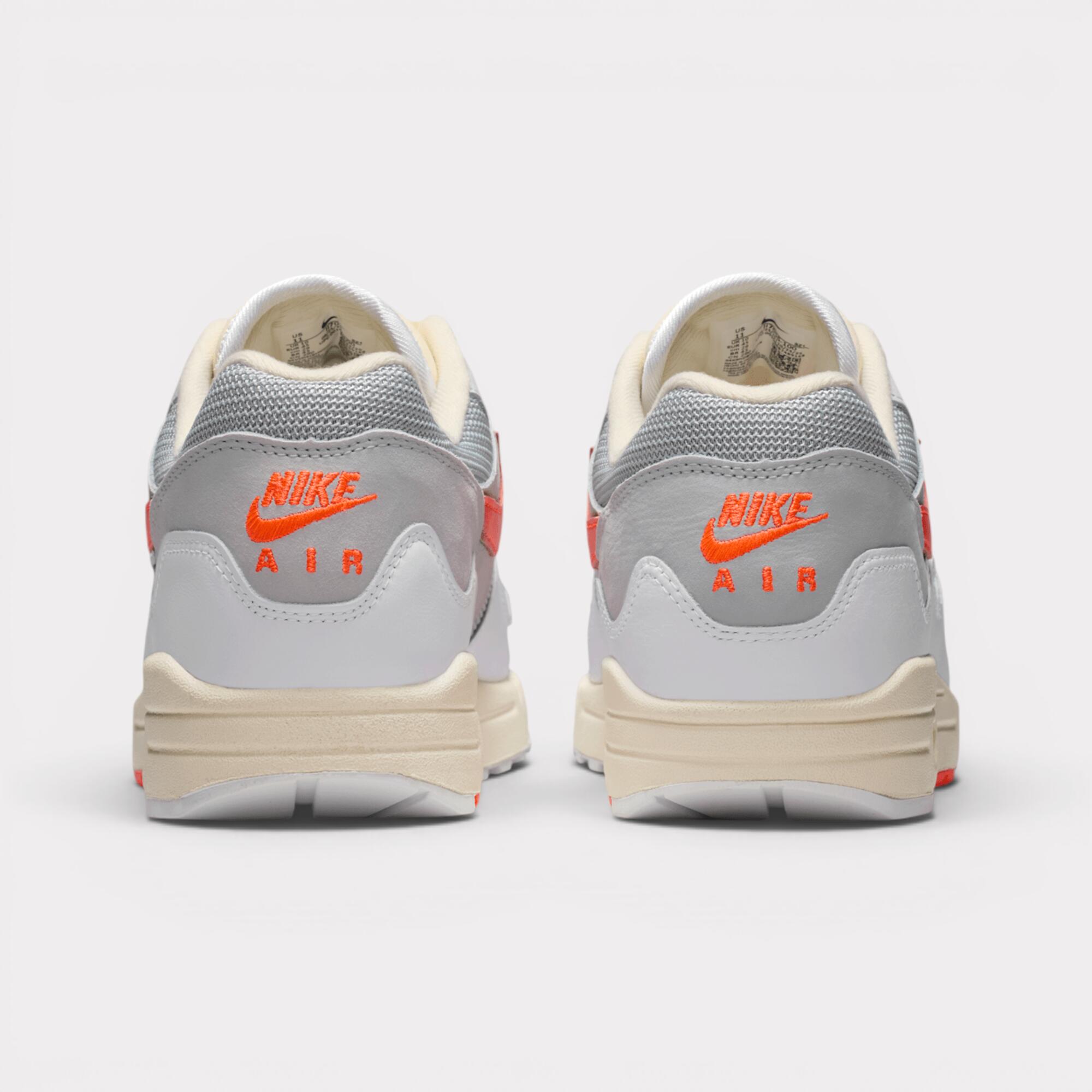 Chaussures - unisexe - air max 1 patta waves - white/hyper crimson 4/7