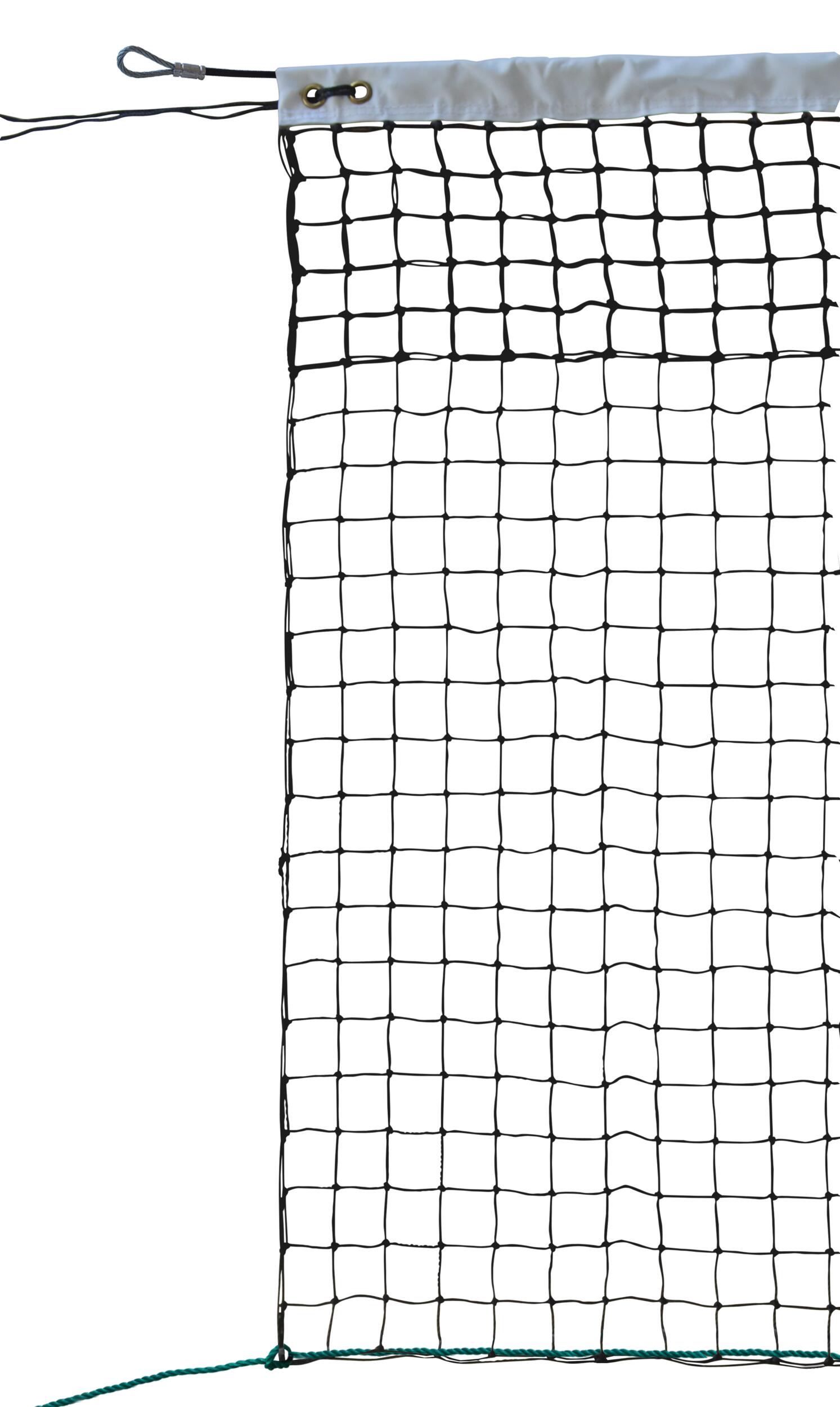 Filet tennis PE câblé 2mm maille 45 doublé sur 6 rangs Emdé 3/3