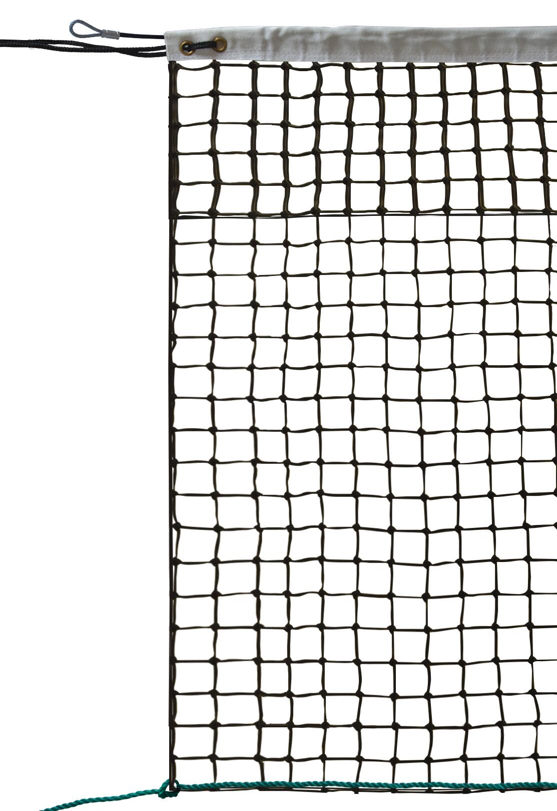 Filet tennis PE tressé 3mm maille 45 doublé sur 6 rangs Emdé 3/3