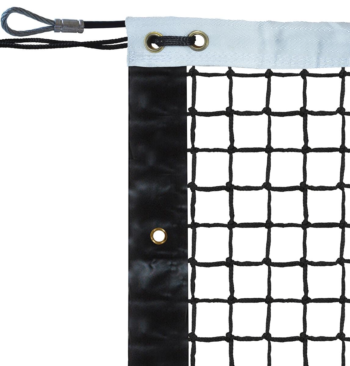 FILET DE TENNIS PE TRESSE 3 mm SIMPLE MAILLE 45 Emde sport 2/3