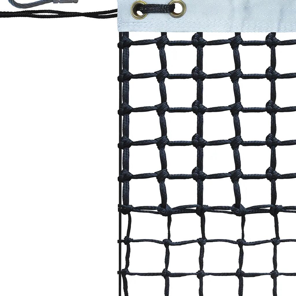 Tennis net PE braided 3mm mesh 45 double on 6 rows Emdé