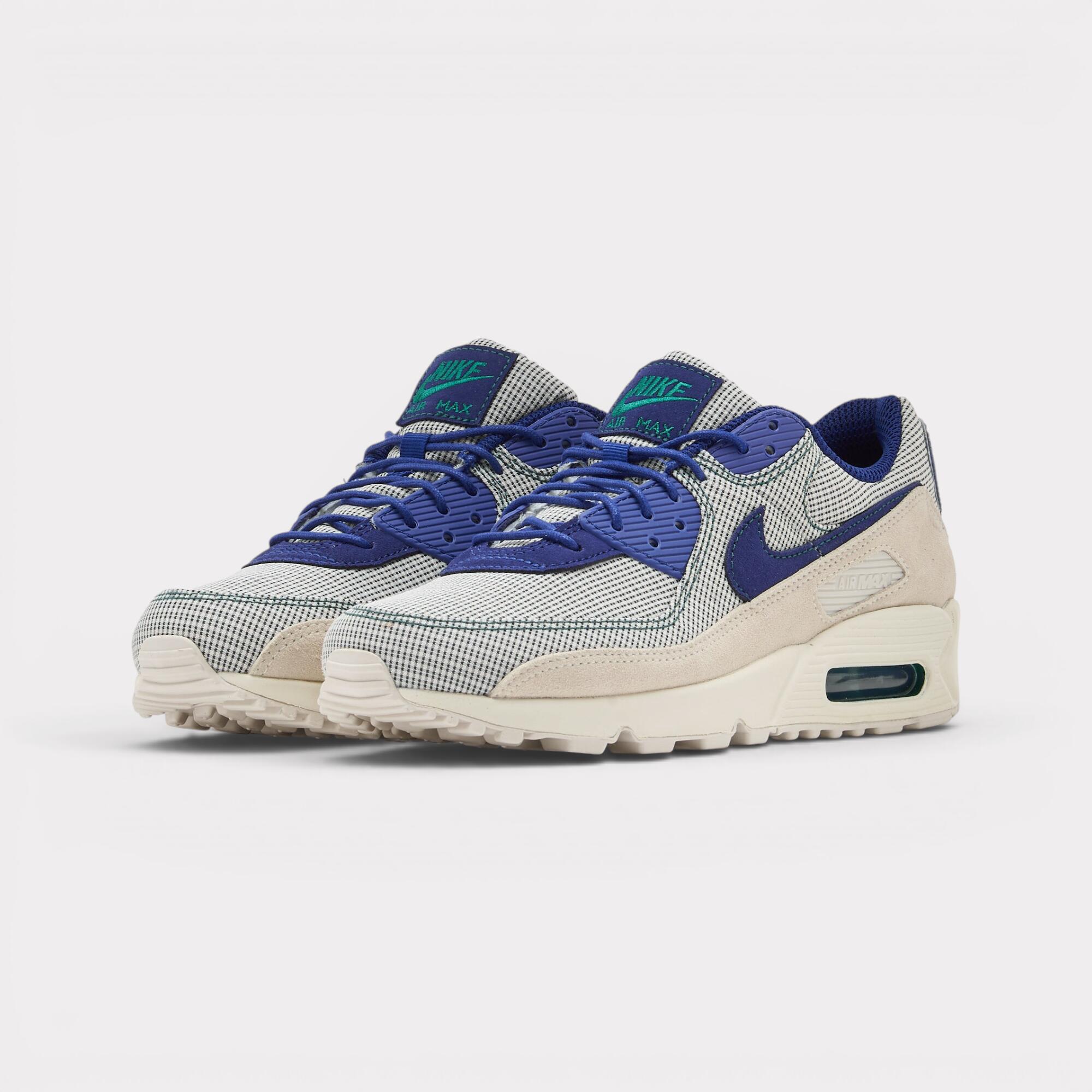 Nike Air Max 90 Coconut Milk Deep Royal Blue 2/7
