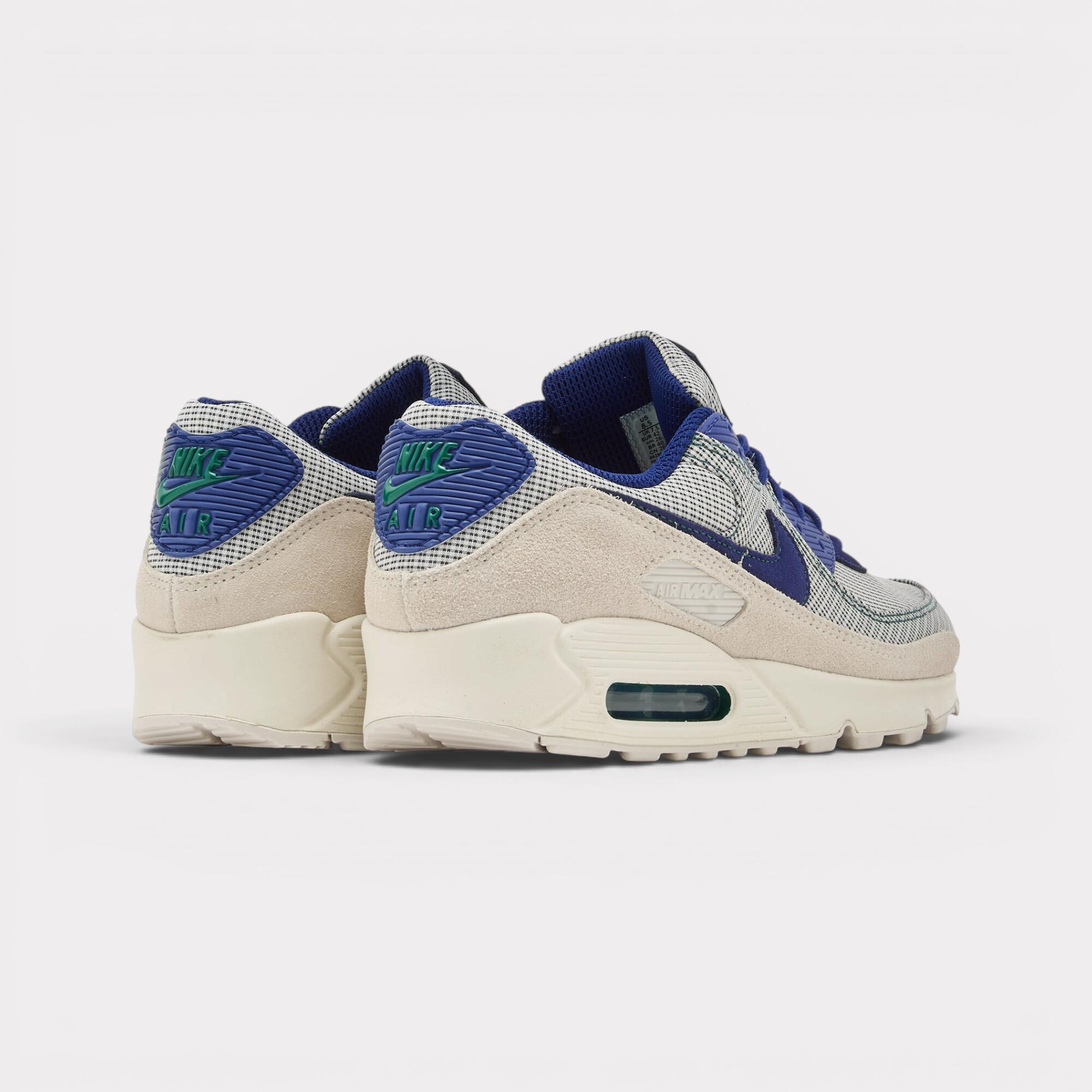 Nike Air Max 90 Coconut Milk Deep Royal Blue 4/7