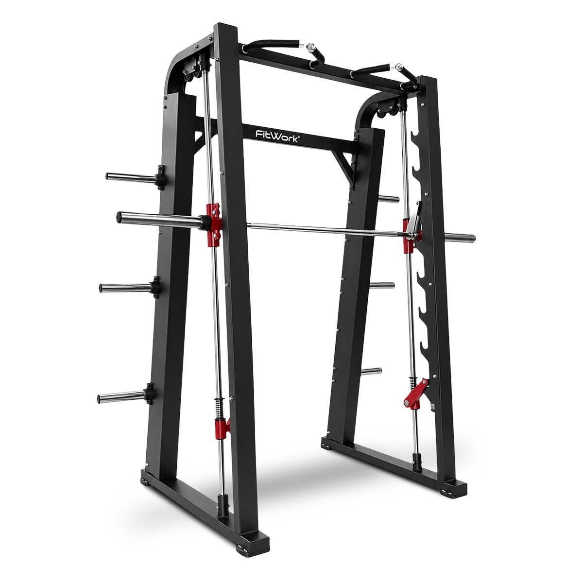 [Delivery only to Bangkok, Samut Prakan, Nonthaburi, and Pathum Thani] SPORT SYNOLOGY SM200S - Smith Machine extra-heavy-duty steel frame and a smooth cable pulley system