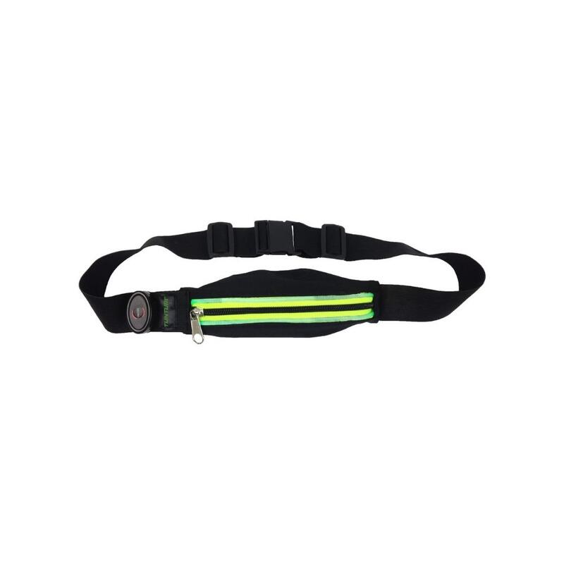 Běžecká Ledvinka TUNTURI Led Runningbelt zelená