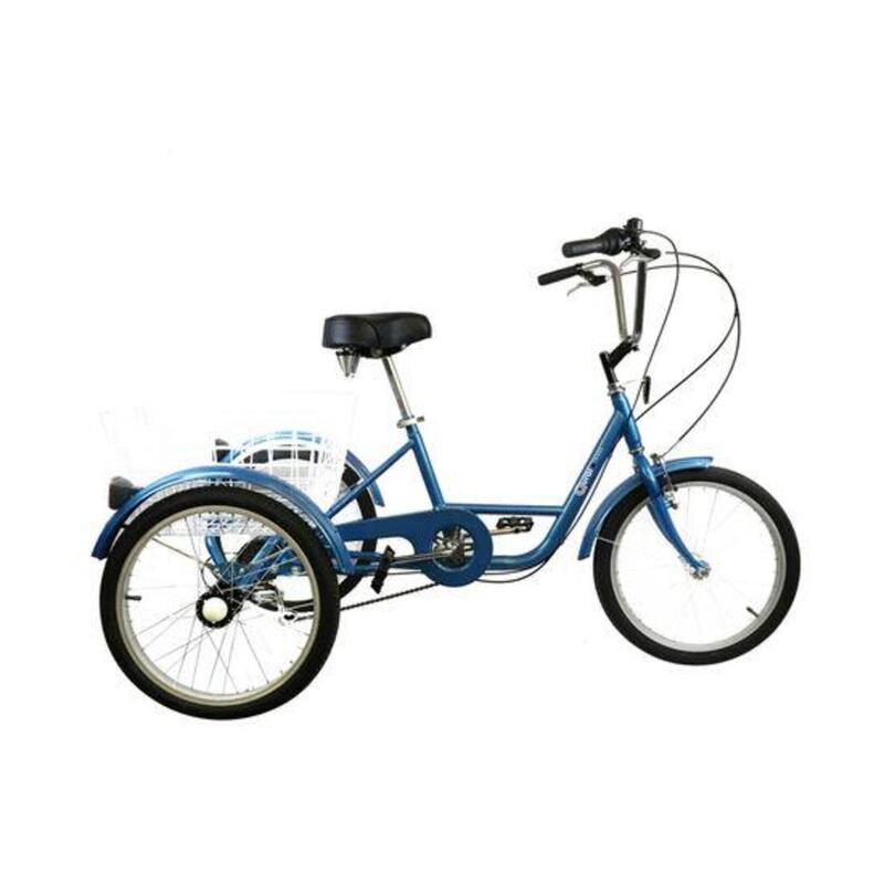 Aurai Step Through Adult Tricycle 20in Wheels - Pearl Dark Blue
