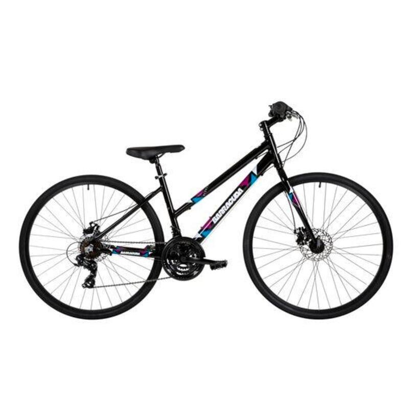 Barracuda Hydrus Womens Hybrid Sports Road Bike Disc Brakes - Black