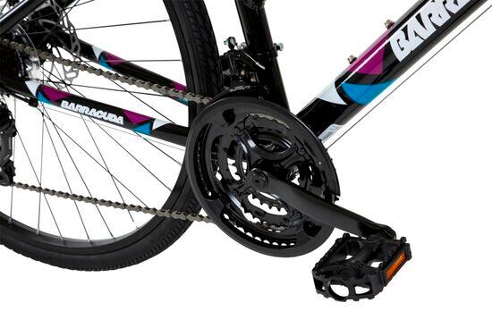 Barracuda Hydrus Womens Hybrid Sports Road Bike, 19In - Black/Purple 5/5