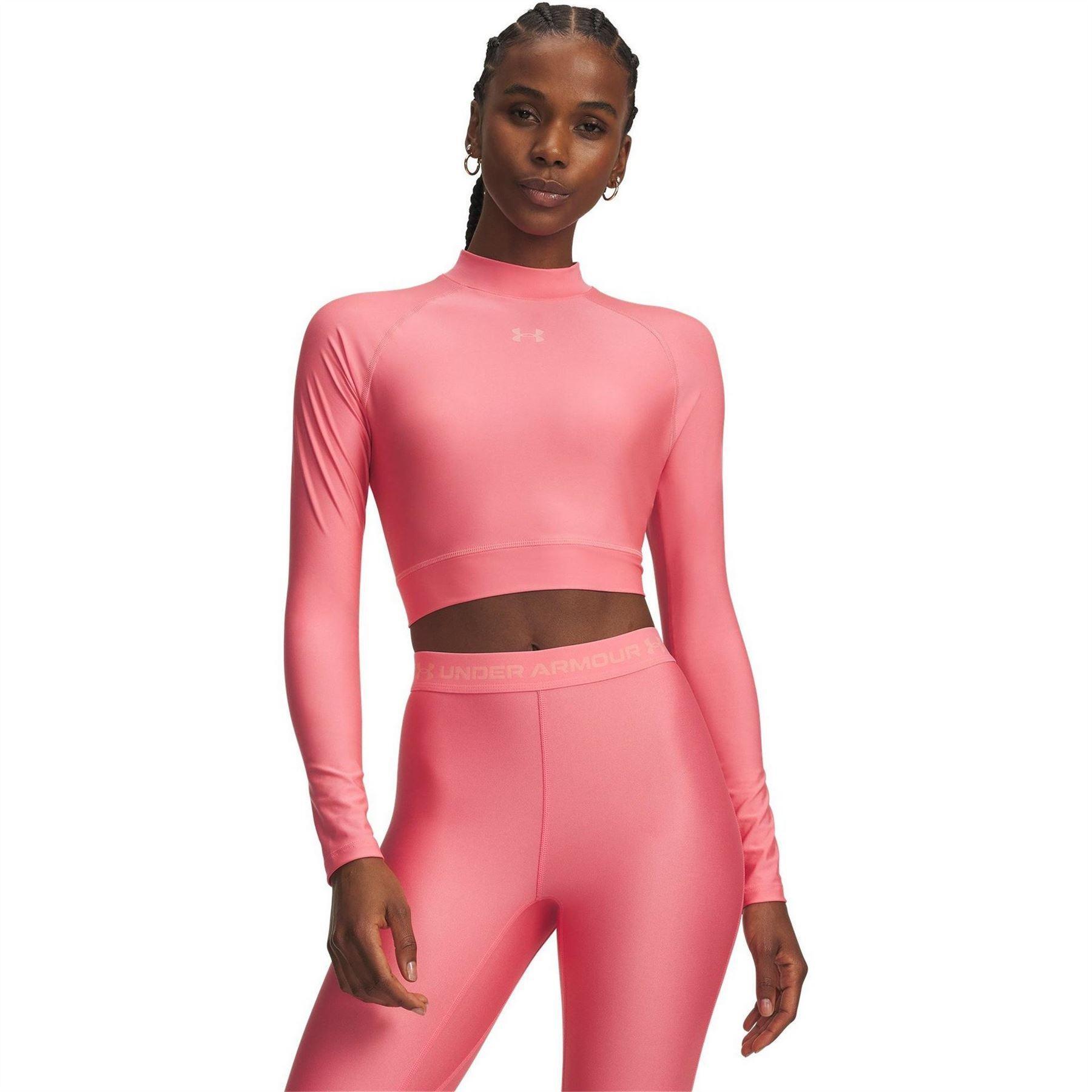 Under Armour Womens/Ladies HeatGear Mock Neck Crop Top