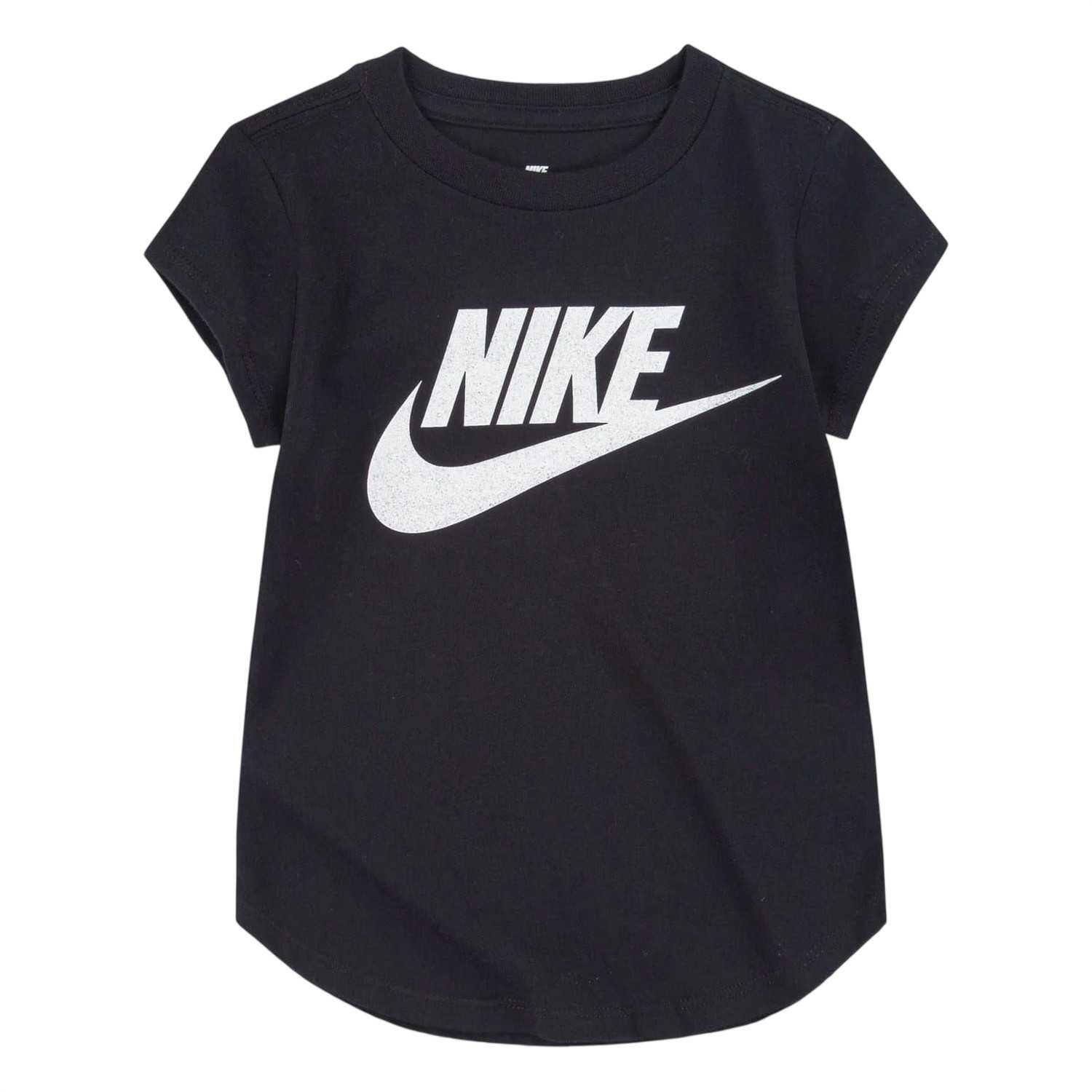 Nike Girls Shimmer Logo Short-Sleeved T-Shirt