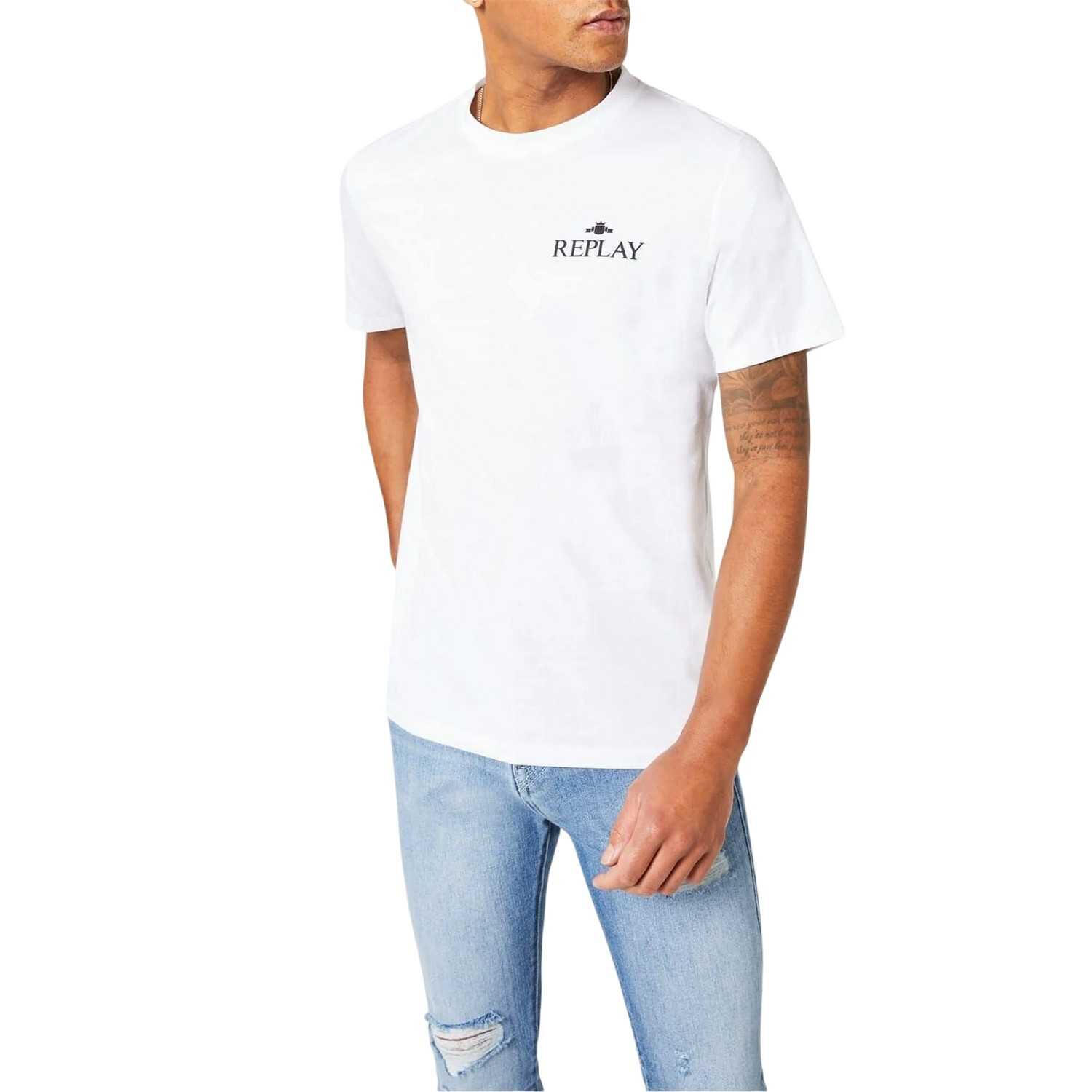 Replay Mens Small Logo T-Shirt