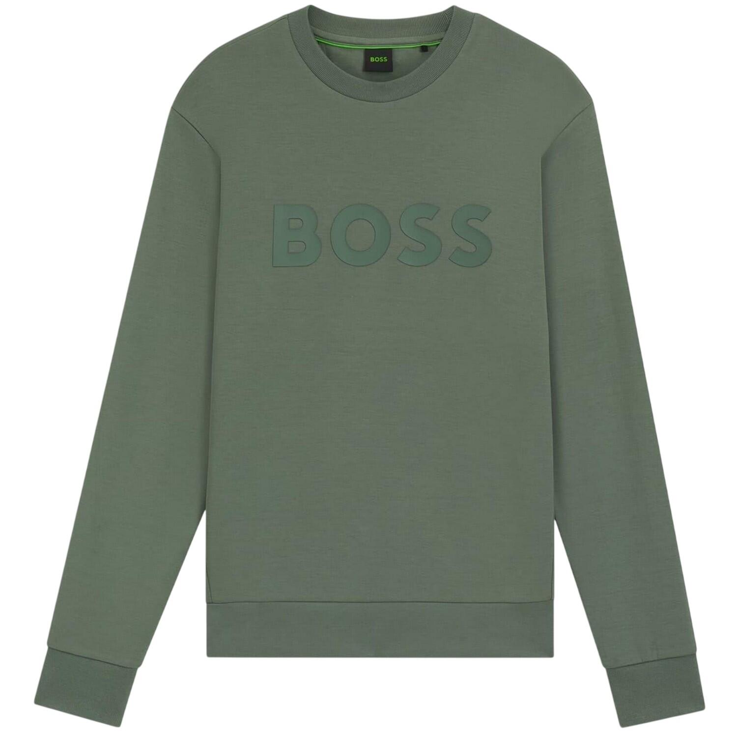 Boss Mens Salbo Cotton Sweatshirt
