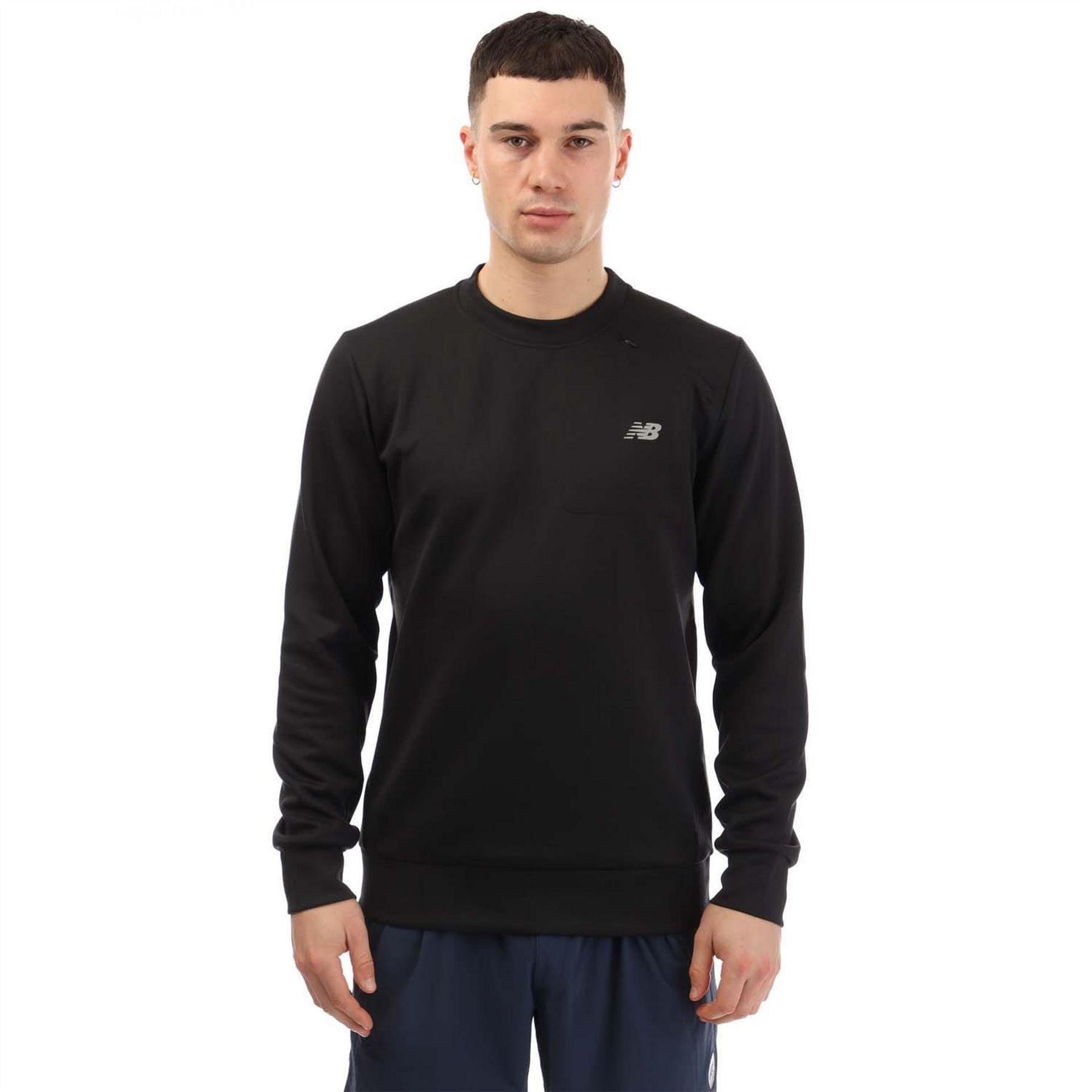 New Balance Mens Crew Neck Athletic Sweatshirt