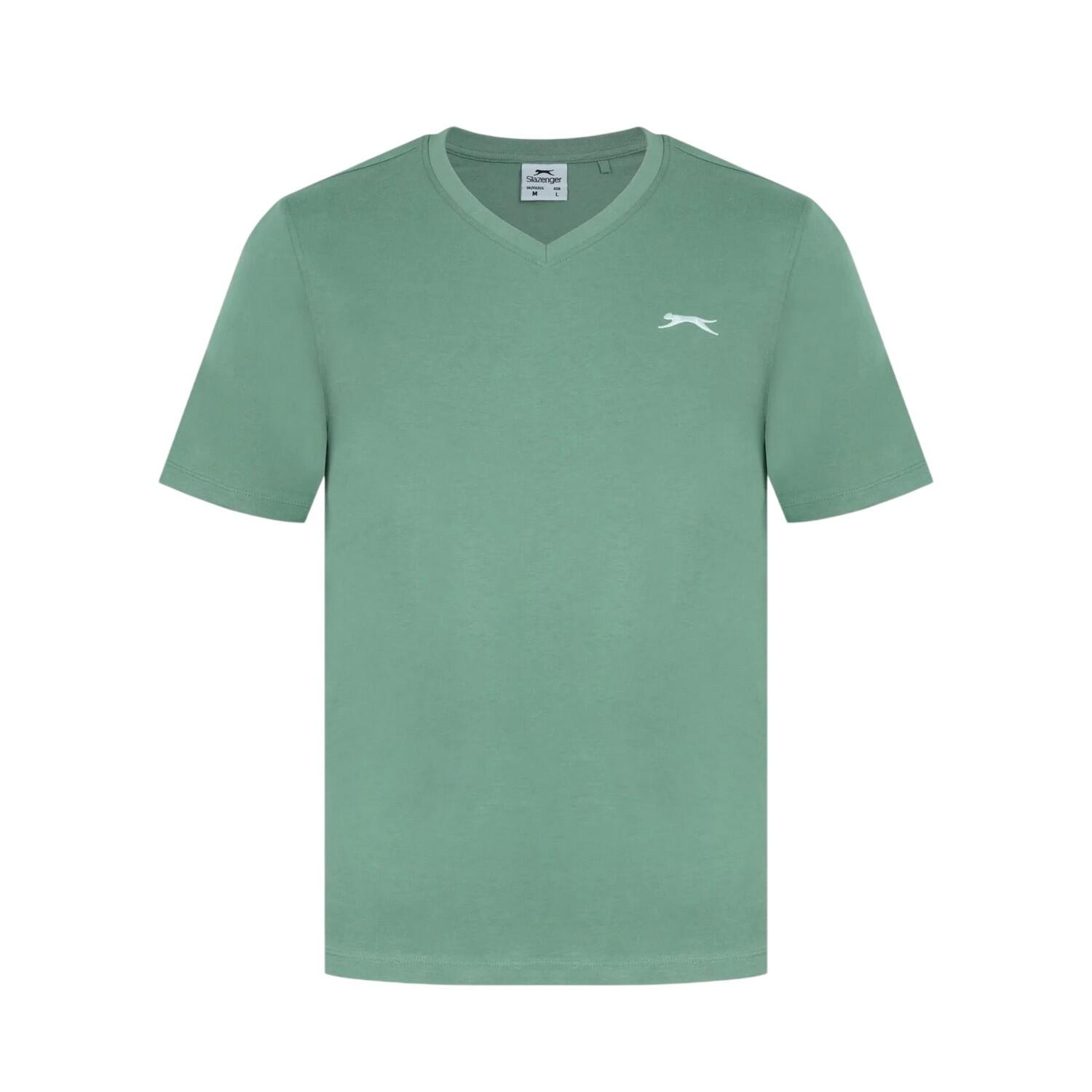 Slazenger Mens Embroidered Logo Cotton T-Shirt