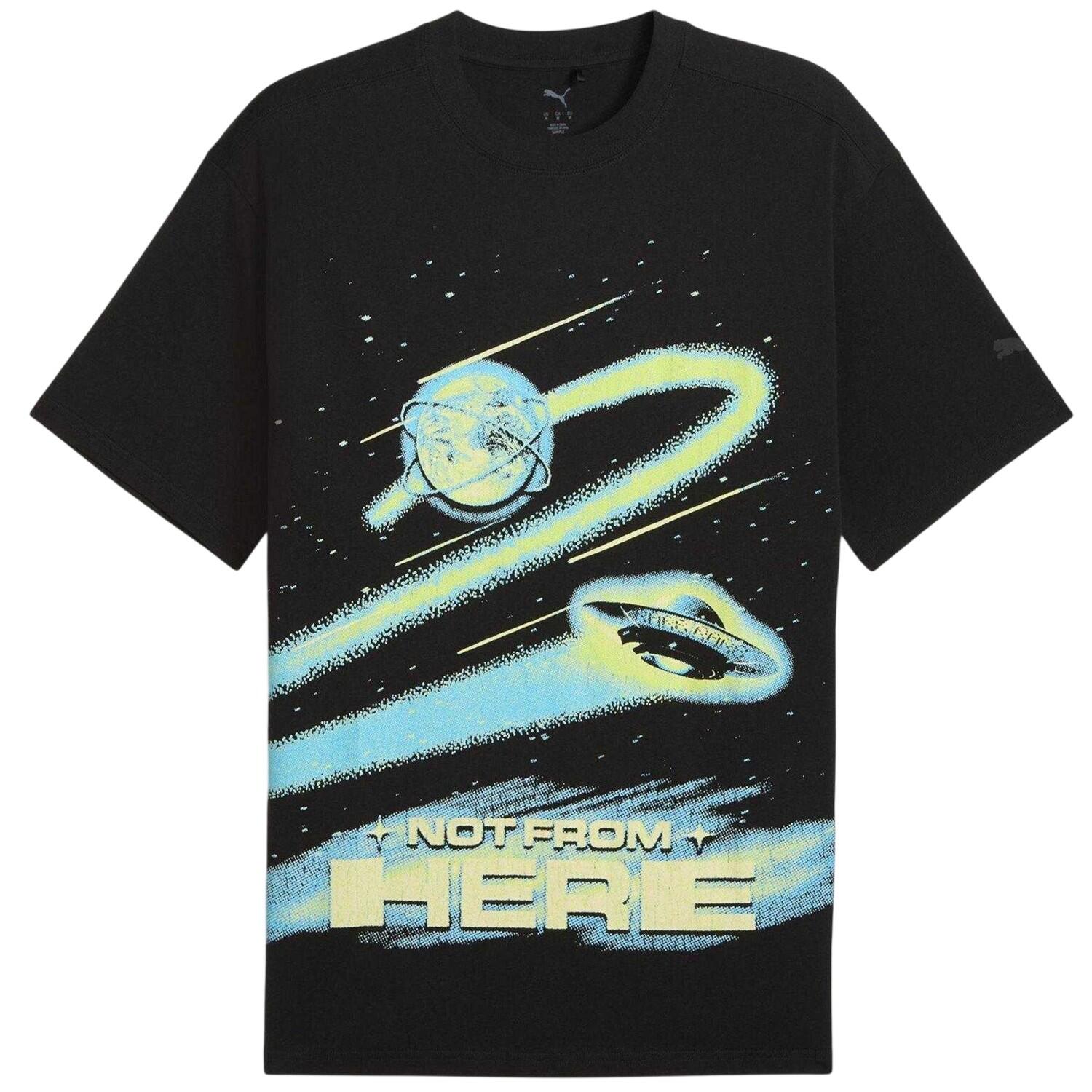 Puma Mens Graphic Regular T-Shirt