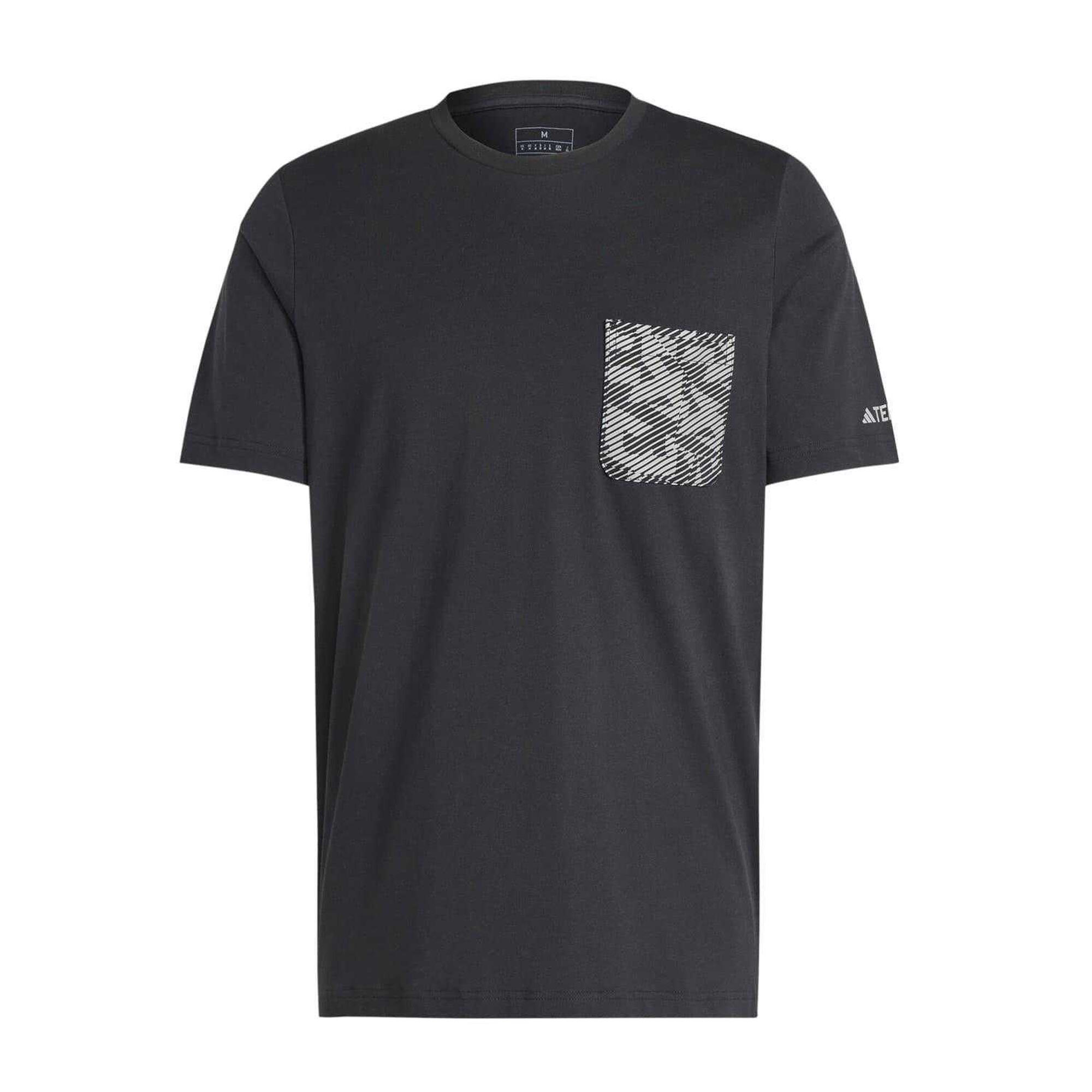 Adidas Mens Puzzle Cotton Pocket T-Shirt
