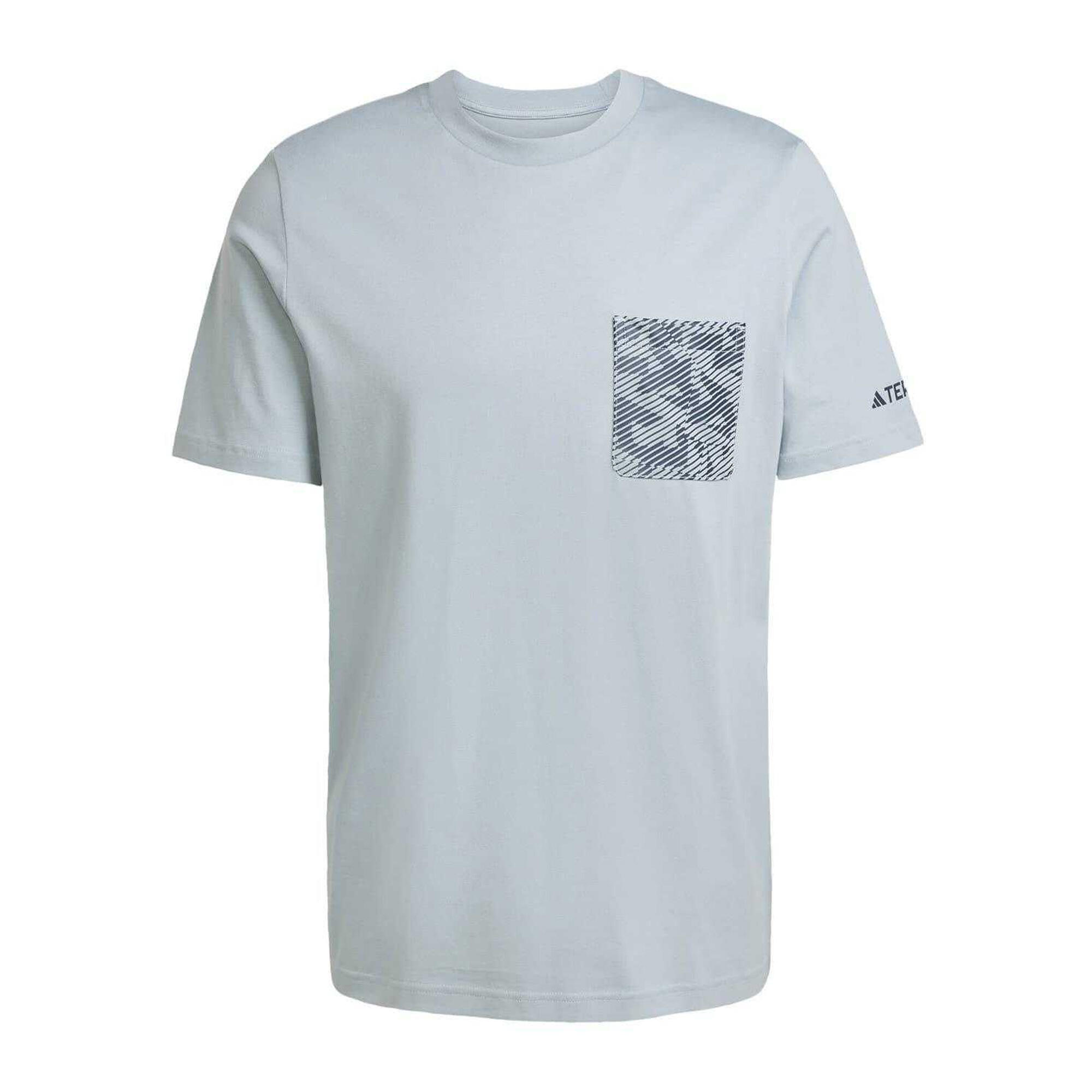 Adidas Mens Puzzle Cotton Pocket T-Shirt