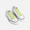 Lacets élastiques plats No-Tie Lemon Lime Reflective