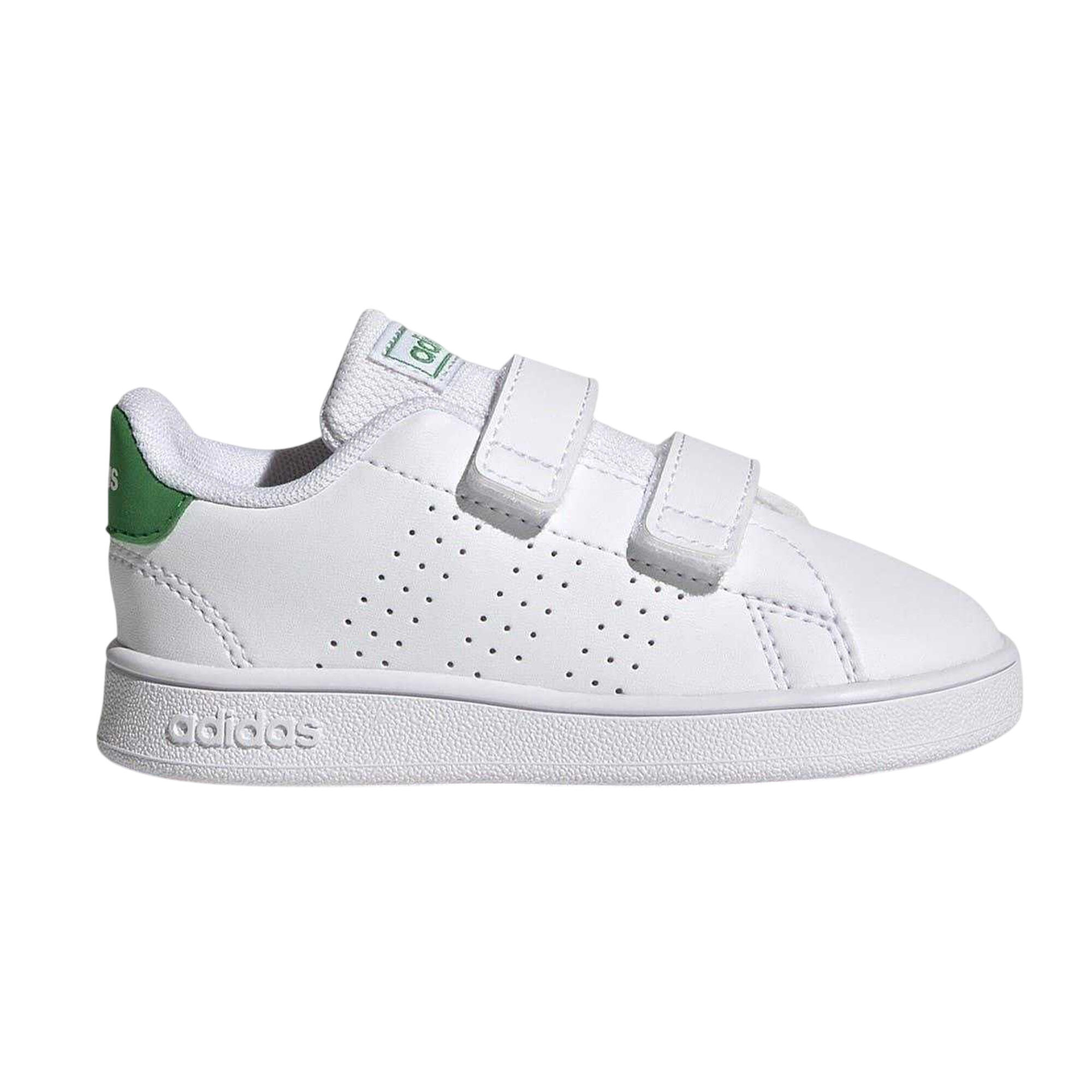 Adidas Childrens/Kids Advantage Court Lifestyle Flat Trainers