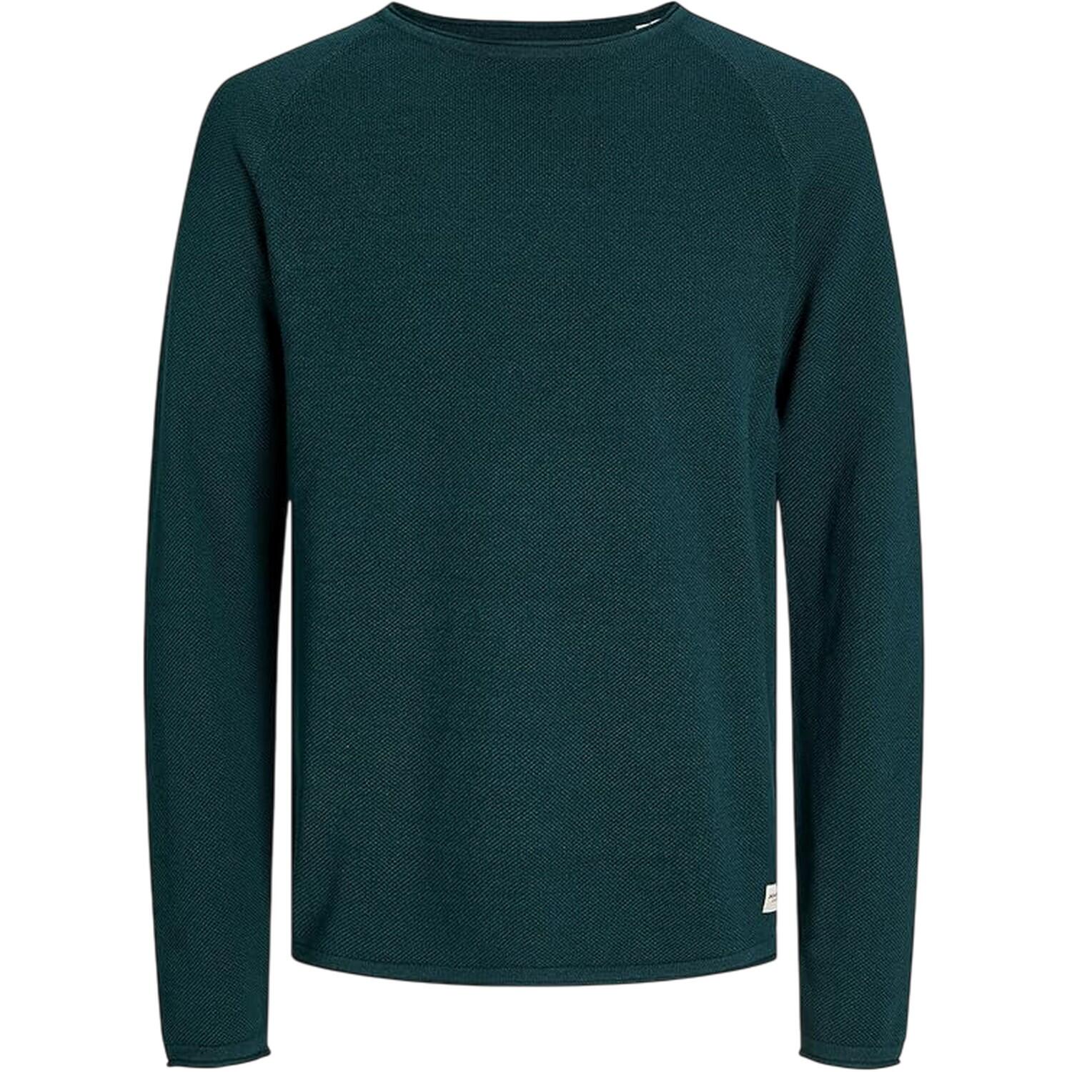 Jack And Jones Mens Textured Regular Raglan Jumper