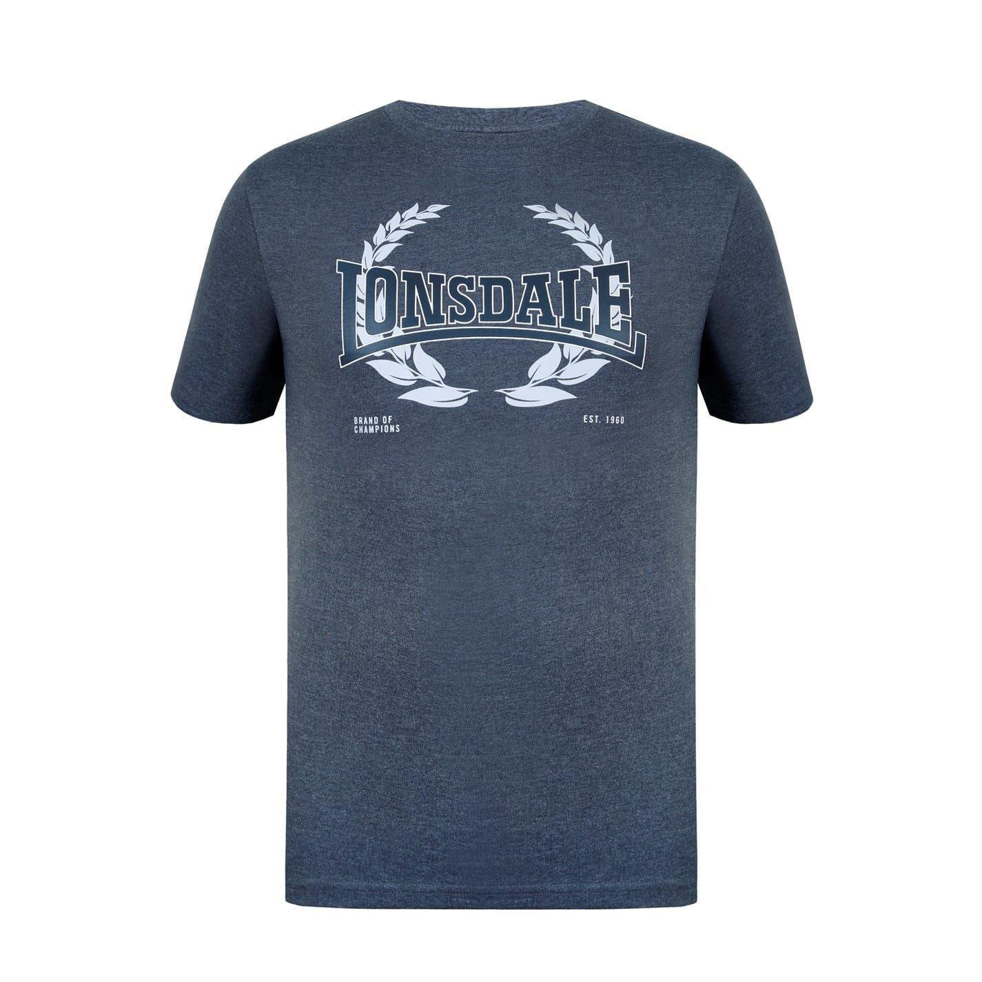 Lonsdale Mens Geometric Logo T-Shirt