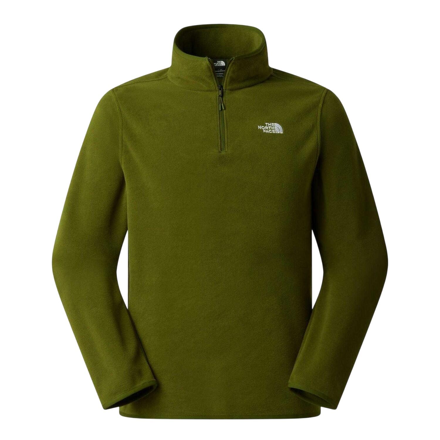 The North Face Mens Glacier Fleece Quarter Zip Sweatshirt