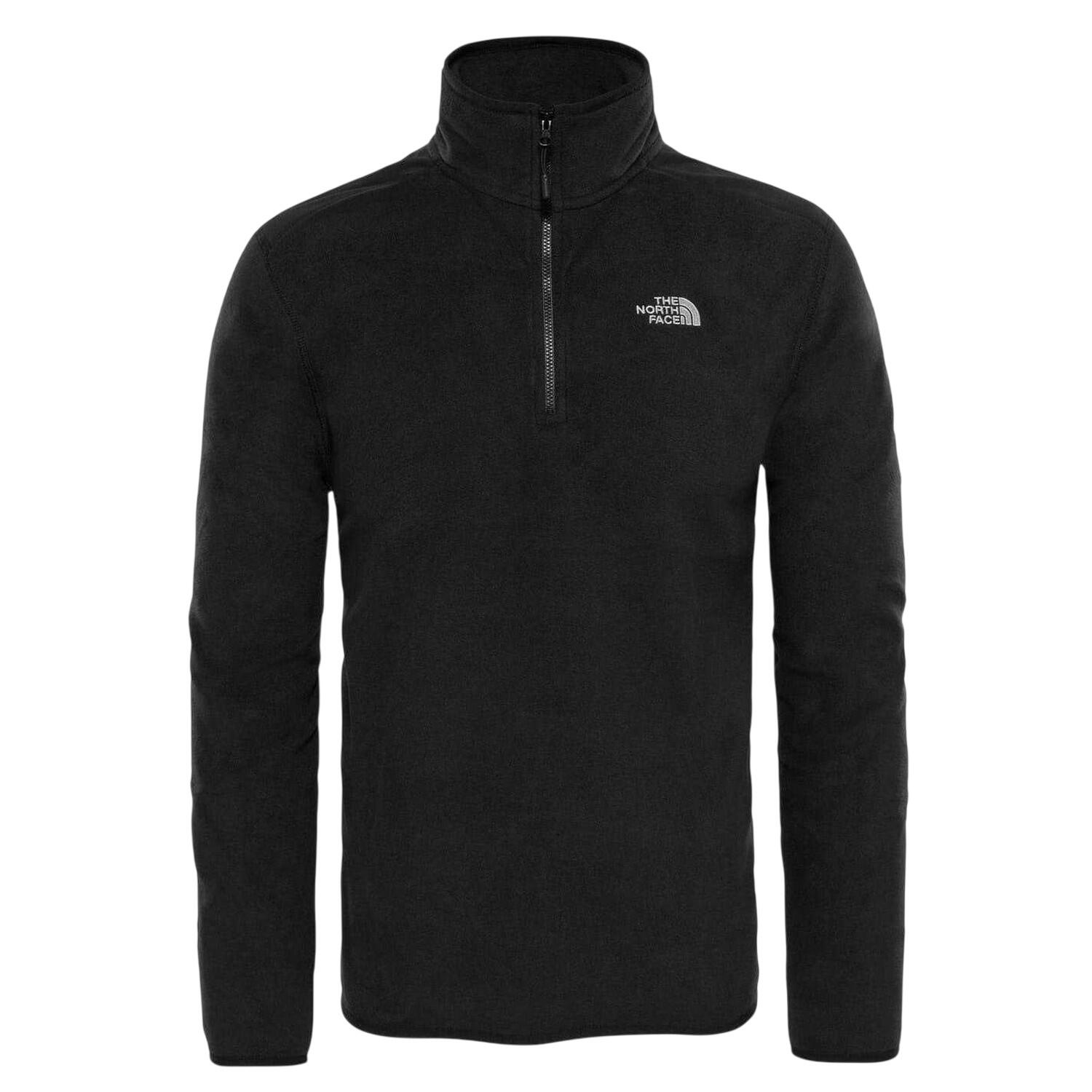 The North Face Mens Glacier Fleece Quarter Zip Sweatshirt