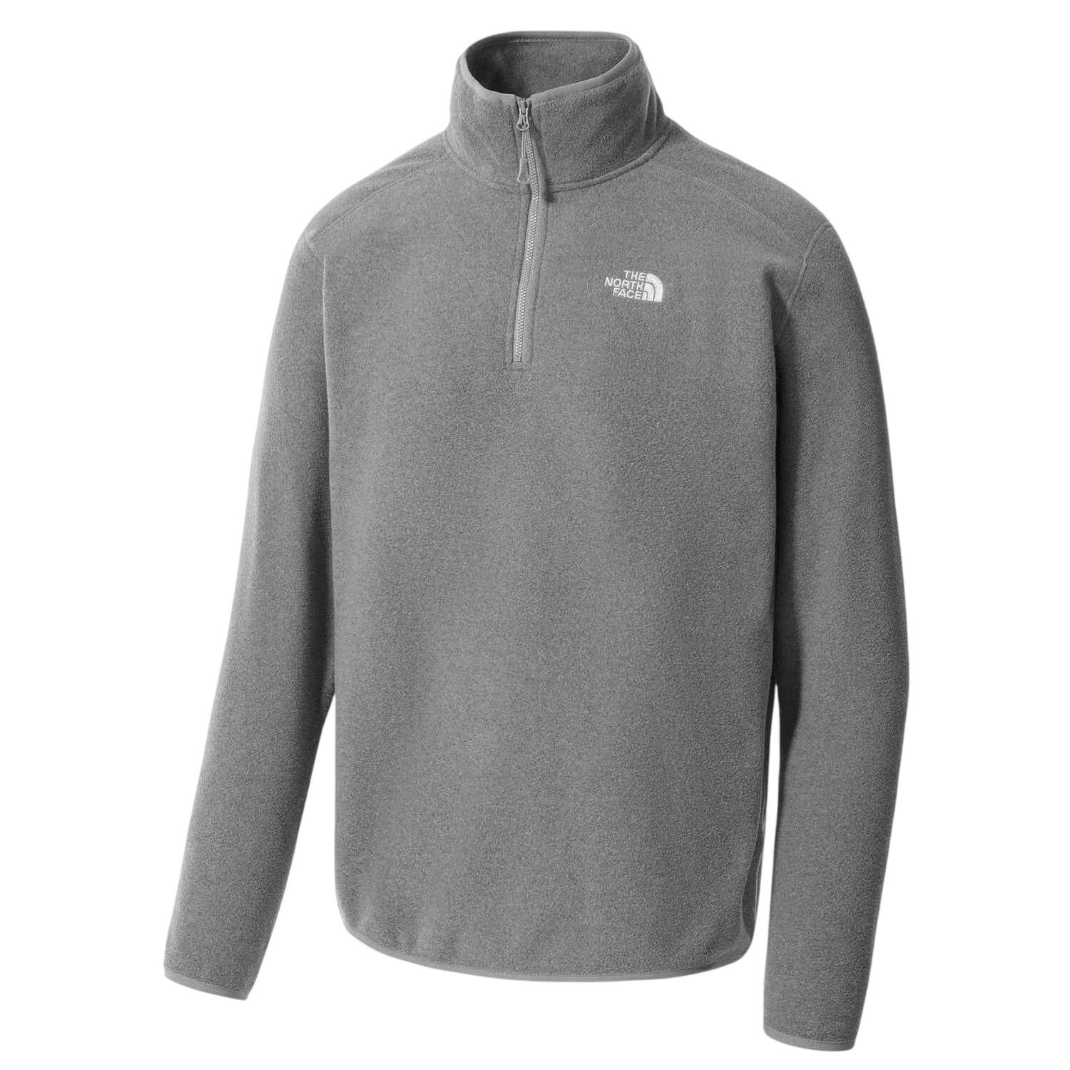 The North Face Mens Glacier Fleece Quarter Zip Sweatshirt