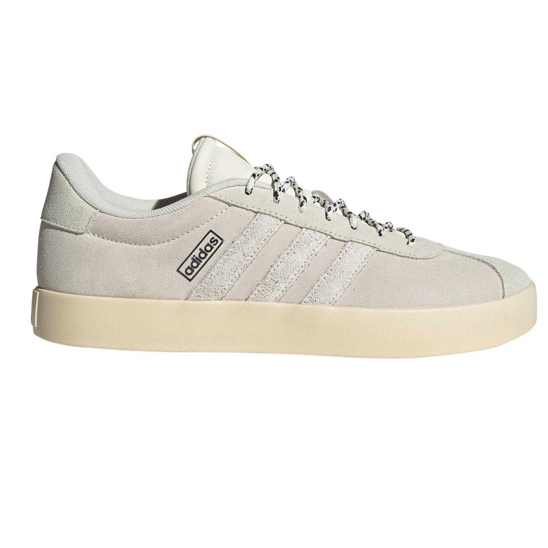 Adidas Mens VL Court 3.0 Suede Low Cut Flat Trainers
