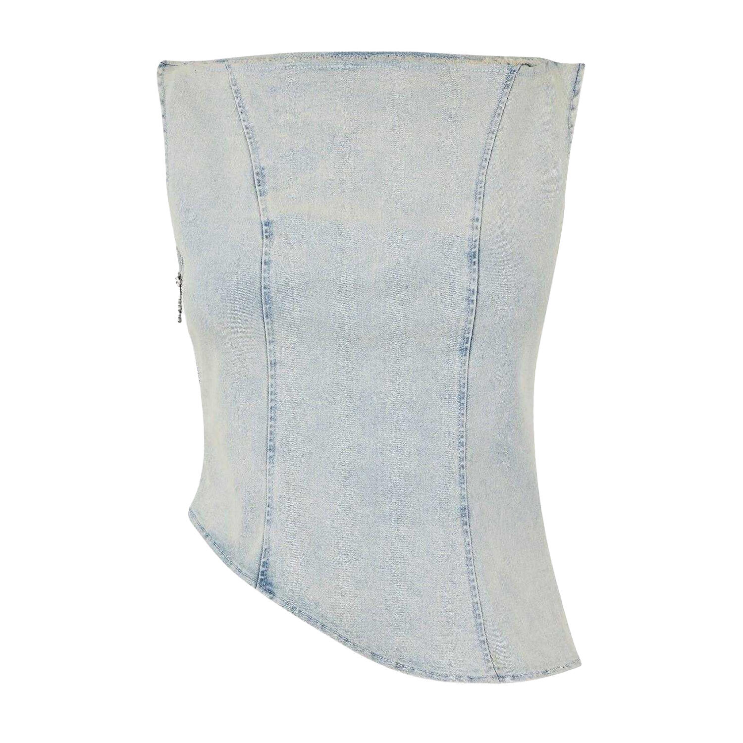 Mars Womens/Ladies Mika Washed Denim Top