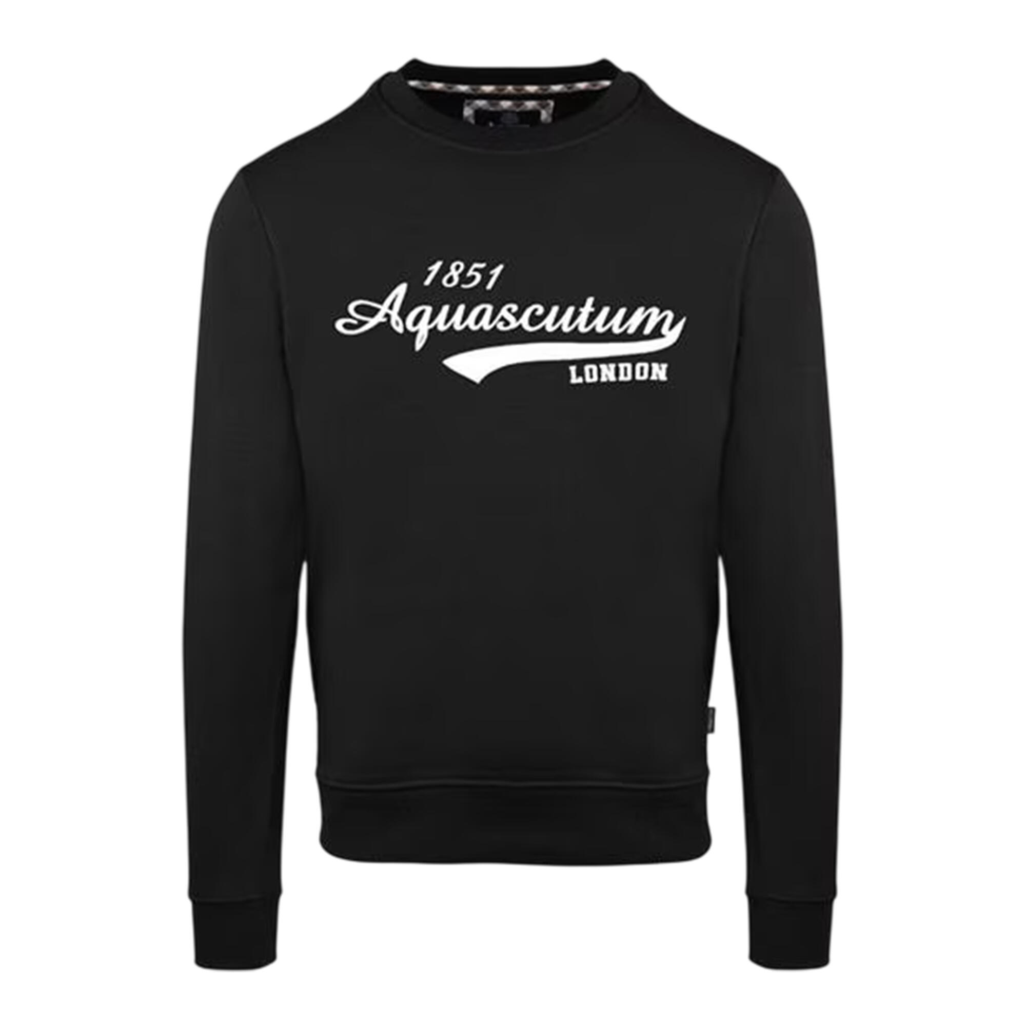 Aquascutum Mens Crew Neck Regular Sweatshirt