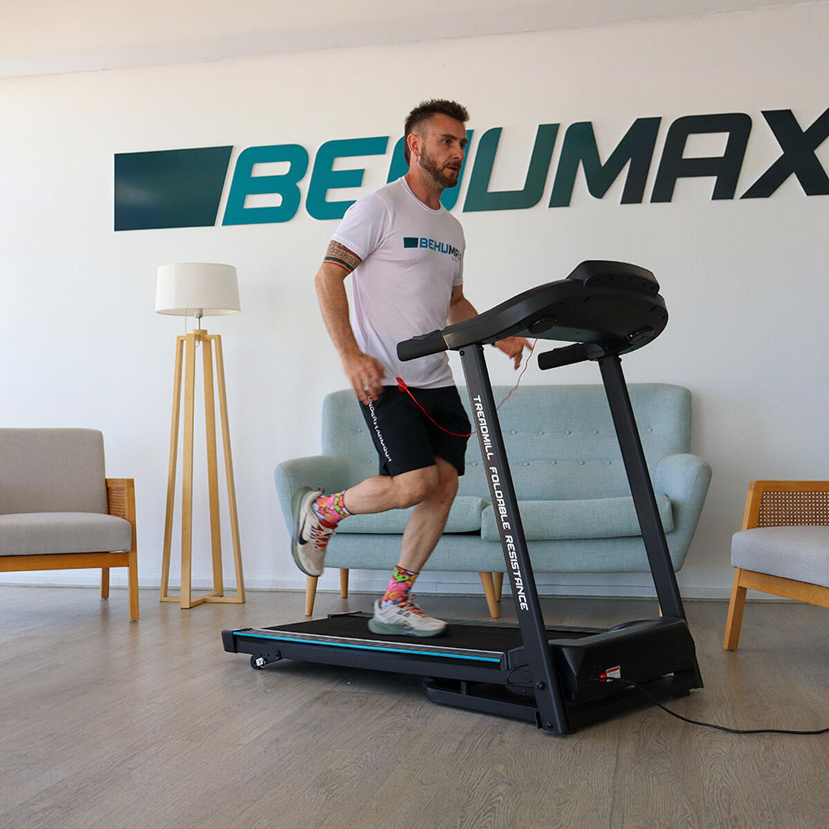 Cinta de correr Treadmill Foldable Resistance 2/6