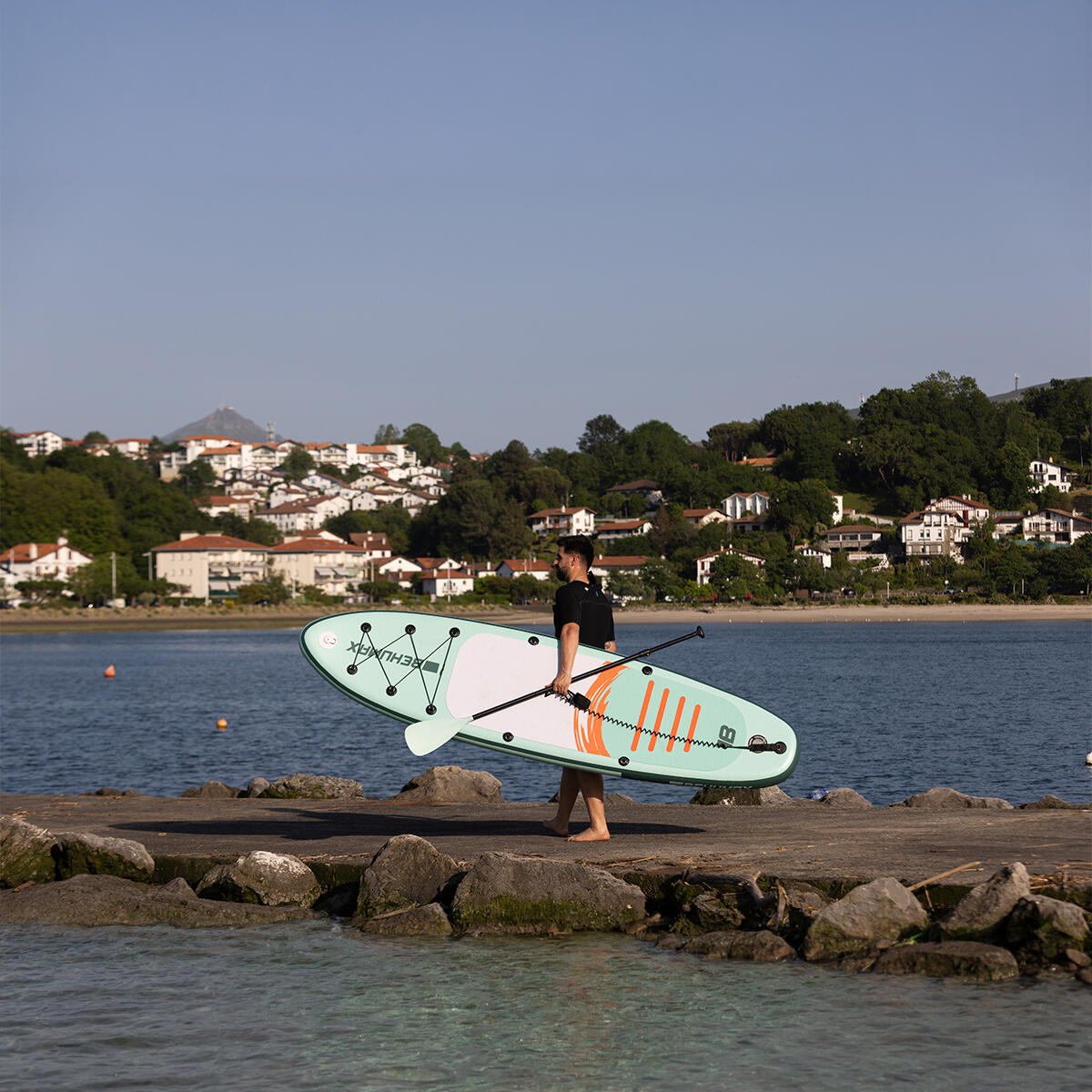 Behumax - Tabla de paddle surf hinchable Be Wave Mint 10 3/5