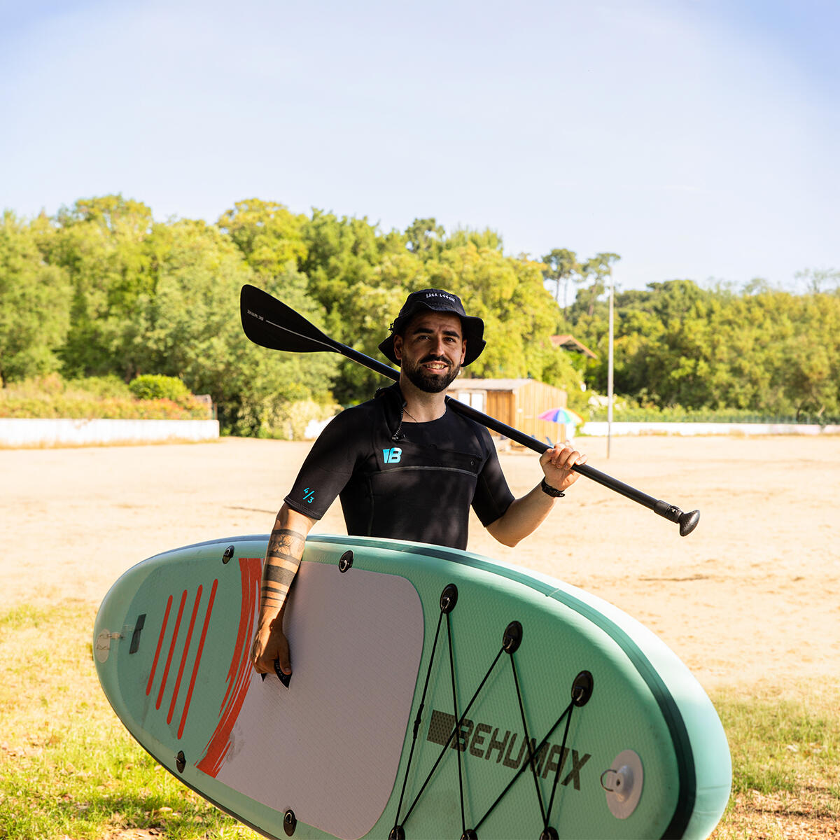 Behumax - Tabla de paddle surf hinchable Be Wave Mint 10 2/5