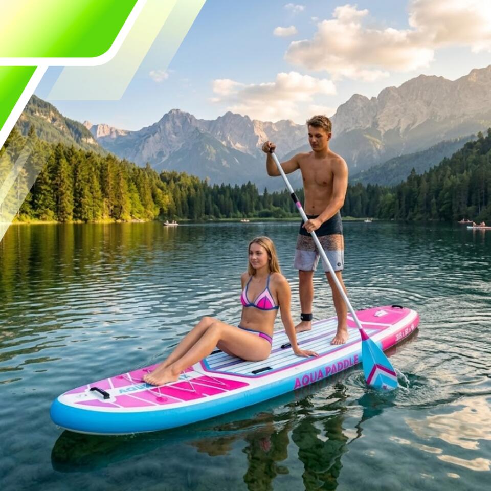 Deska SUP AquaPaddle 355x82x15 cm wiosło pompka zestaw plecak 200 kg 7/7