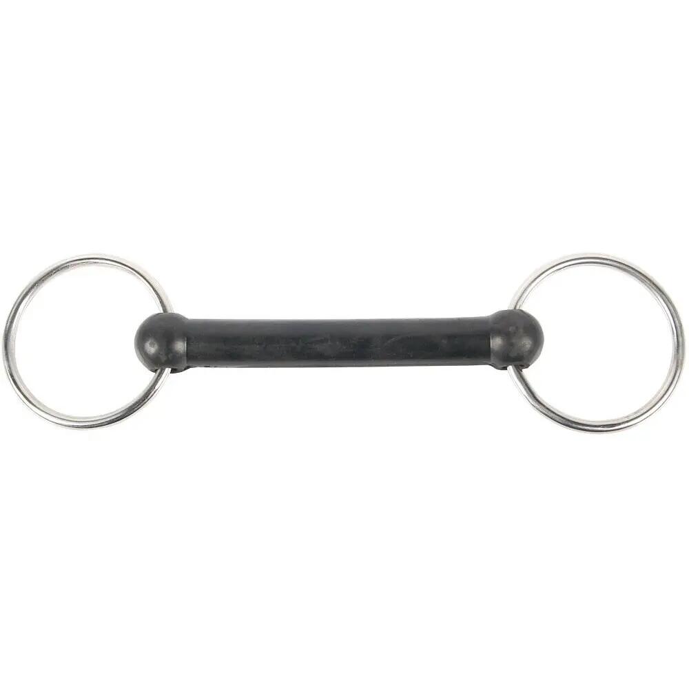 Rechte rubberen paardenbit Harry's Horse 2/2